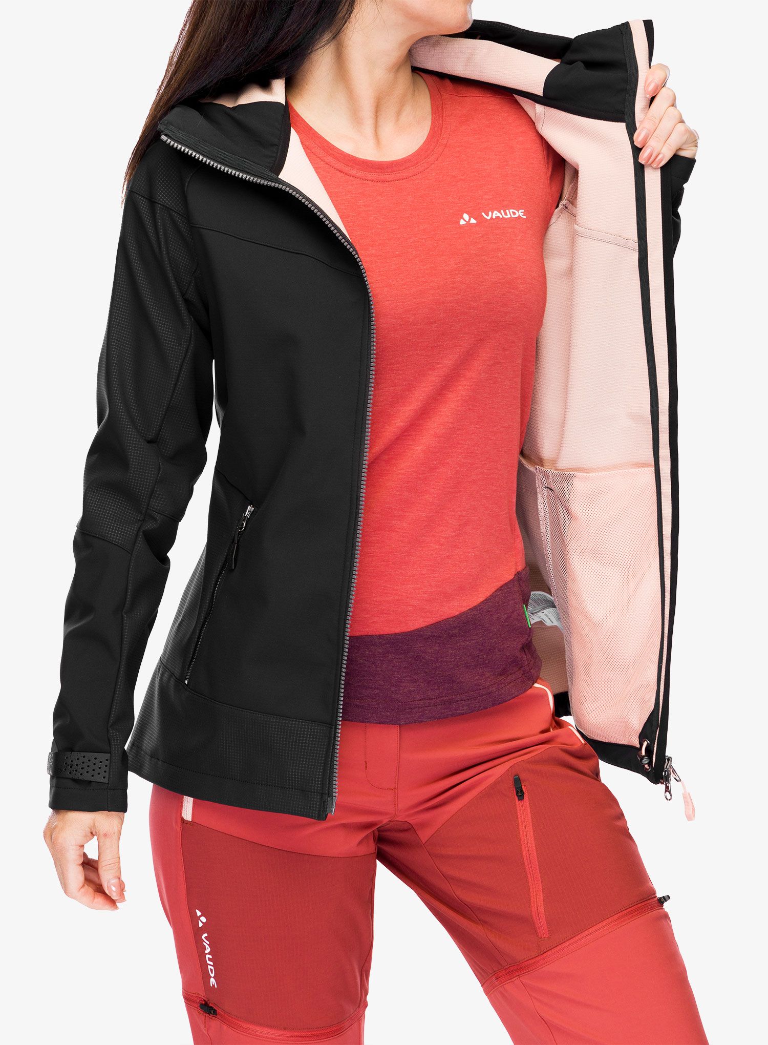 Bunda dámska Vaude All Year Elope Softshell Jacket - black