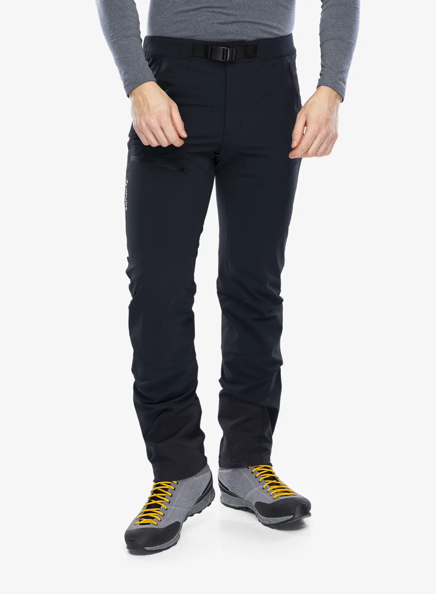 Softshellové nohavice Vaude Badile Pants II - black uni