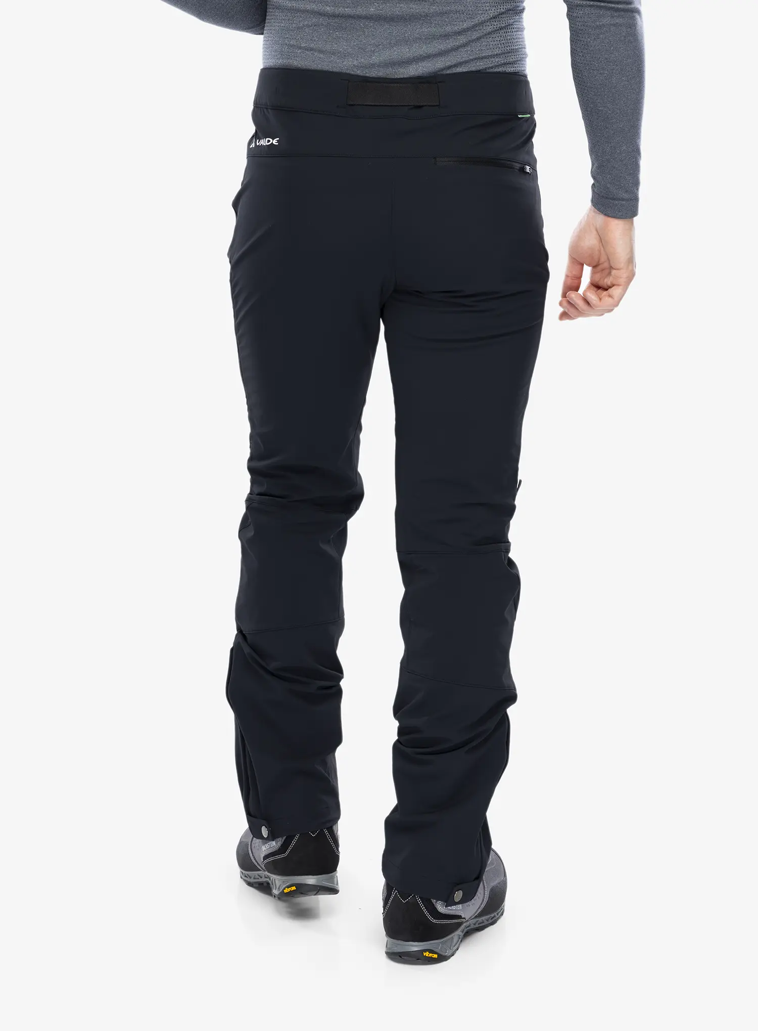 Softshellové nohavice Vaude Badile Pants II - black uni