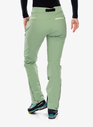 Dámske softshellové nohavice Vaude Badile Pants II - willow green