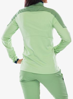 Flísová mikina dámska Vaude Elope Fleece Jacket II - aloe vera