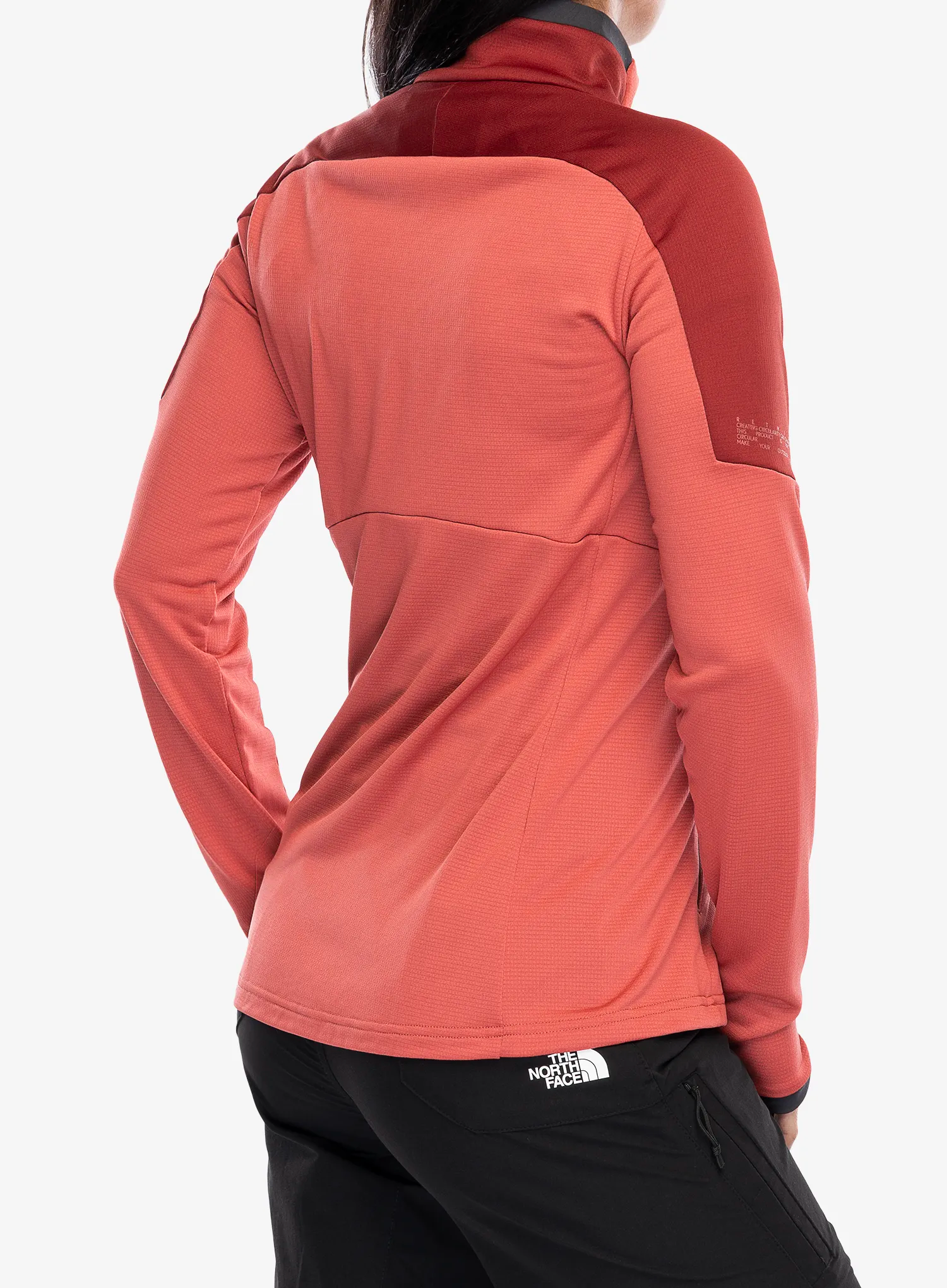 Flísová mikina dámska Vaude Elope Fleece Jacket II - brick