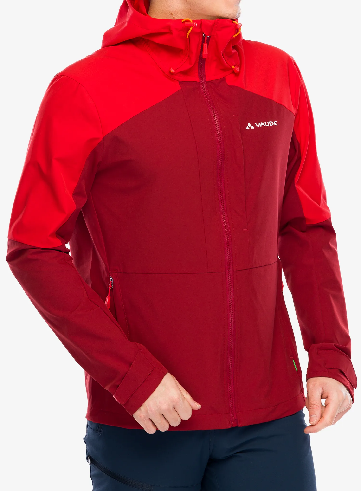 Softshellová bunda Vaude Elope Wind Jacket - carmine
