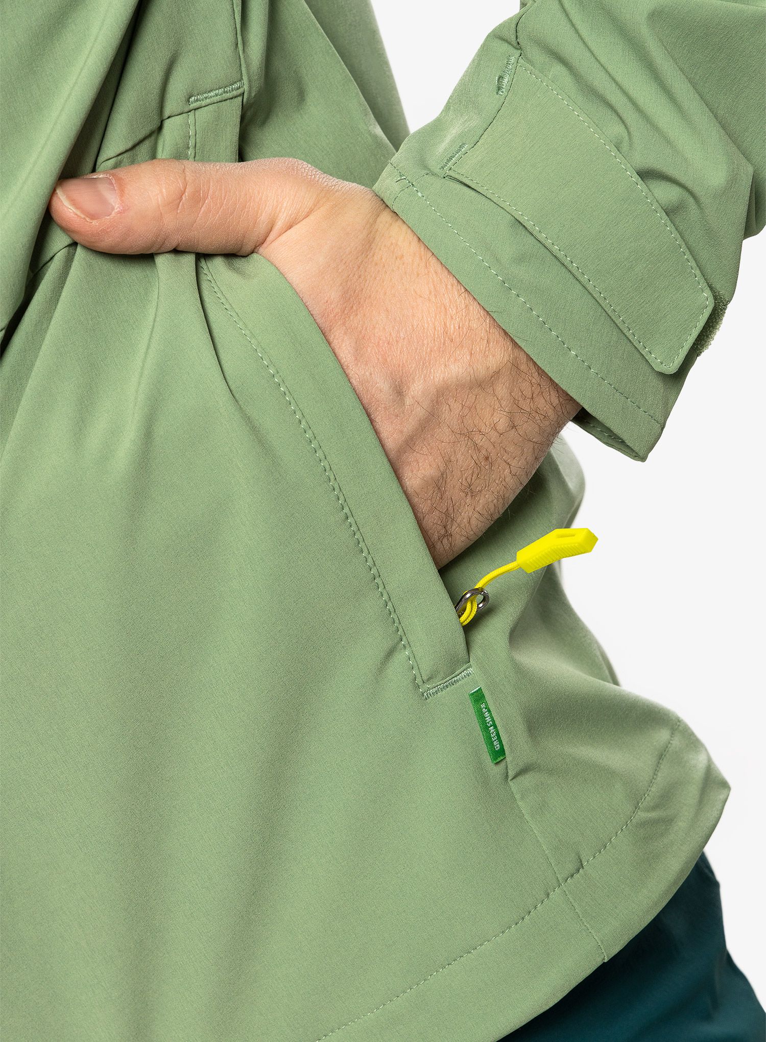 Softshellová bunda Vaude Elope Wind Jacket - willow green