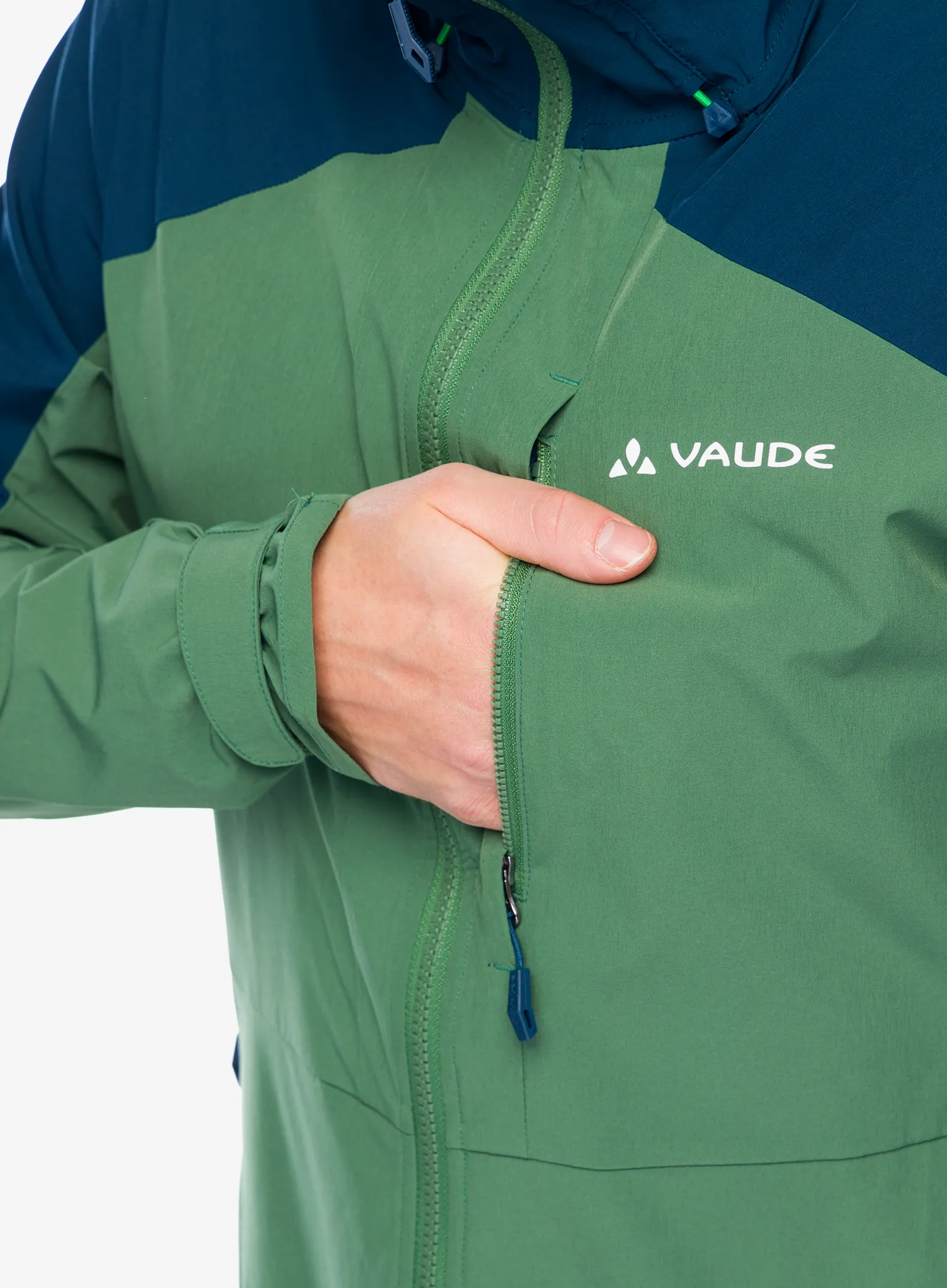 Softshellová bunda Vaude Elope Wind Jacket - woodland
