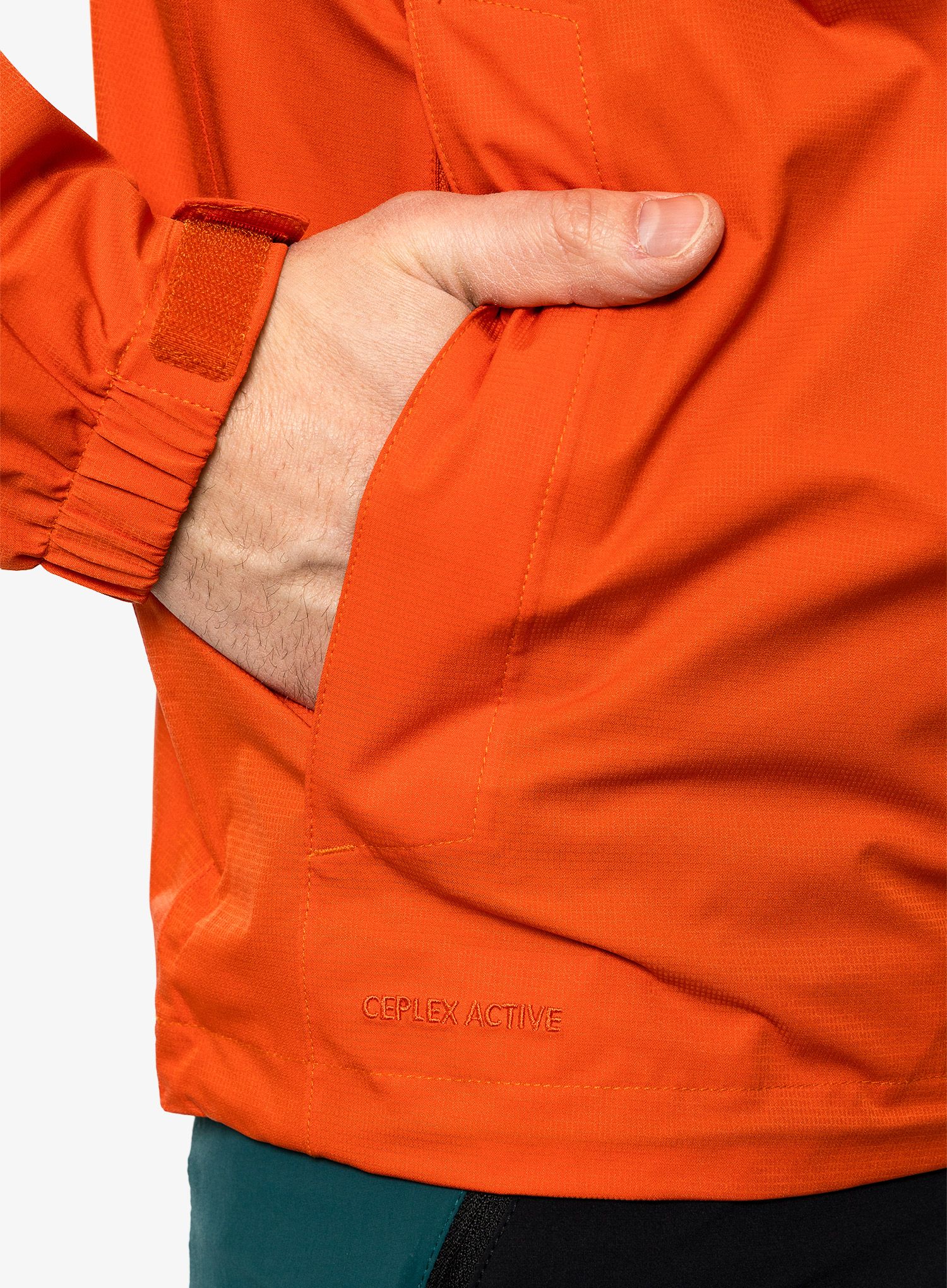 Bunda do dažďa Vaude Escape Light Jacket - burnt red