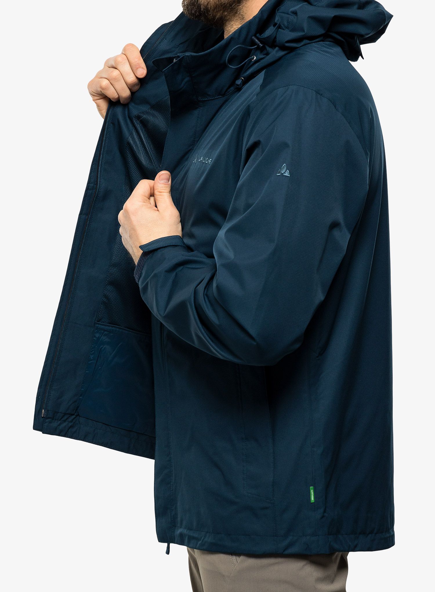 Bunda do dažďa Vaude Escape Light Jacket - dark sea uni