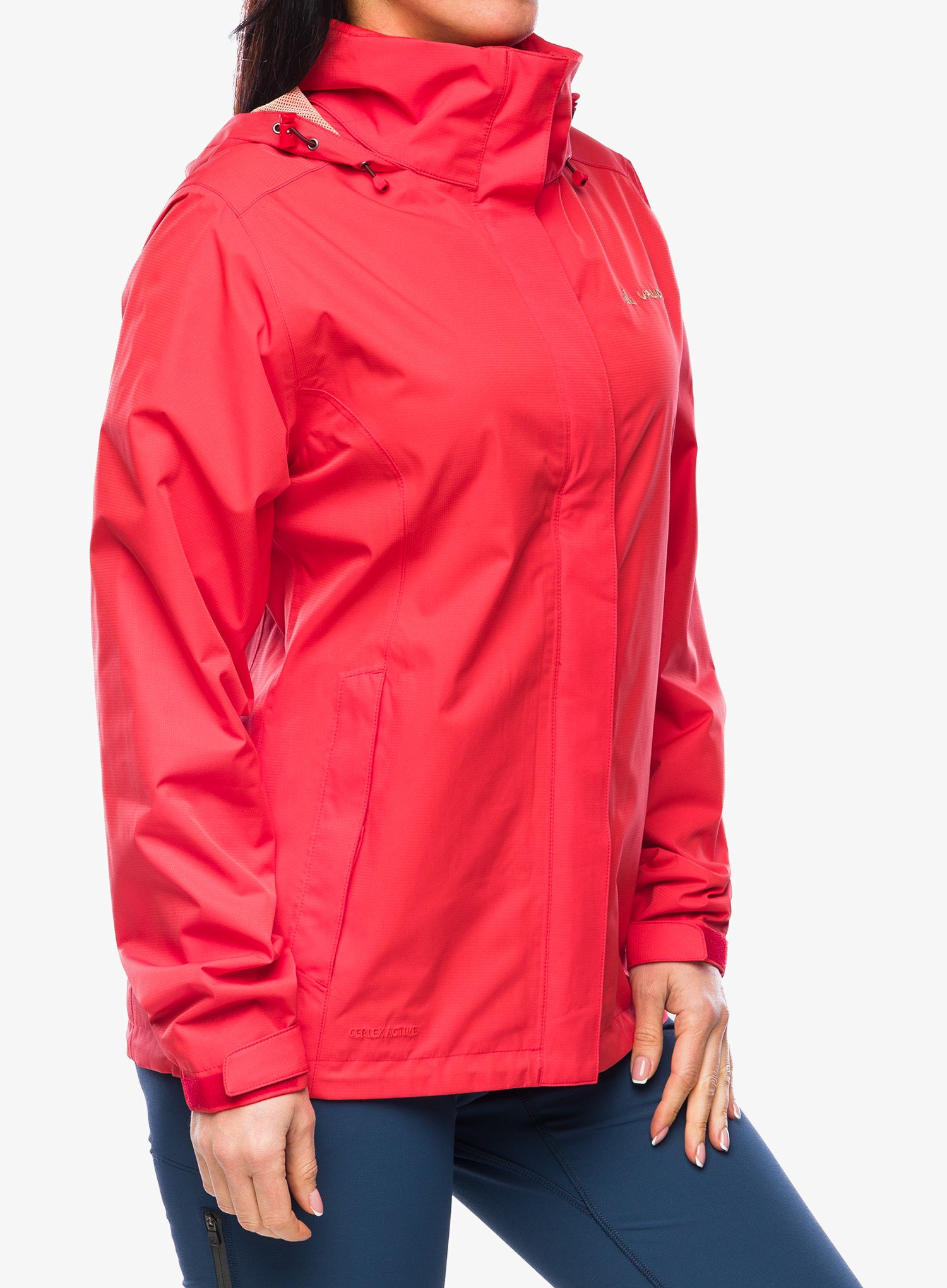 Nepremokavá bunda dámska Vaude Escape Light Jacket - flame