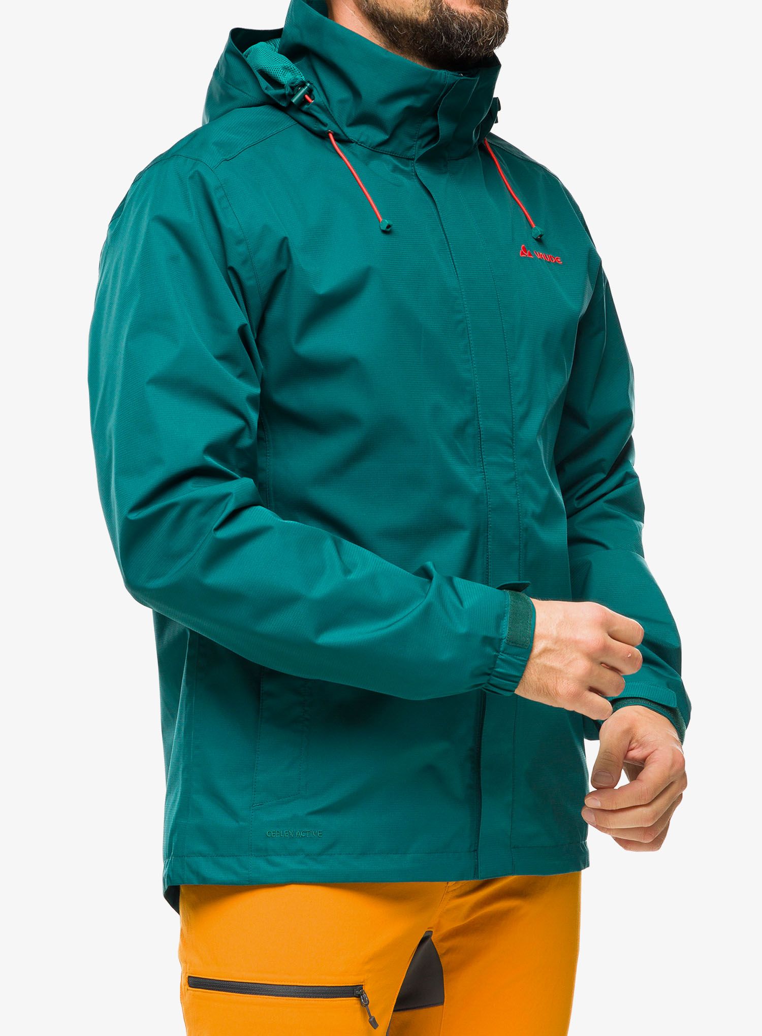 Bunda do dažďa Vaude Escape Light Jacket - mallard green
