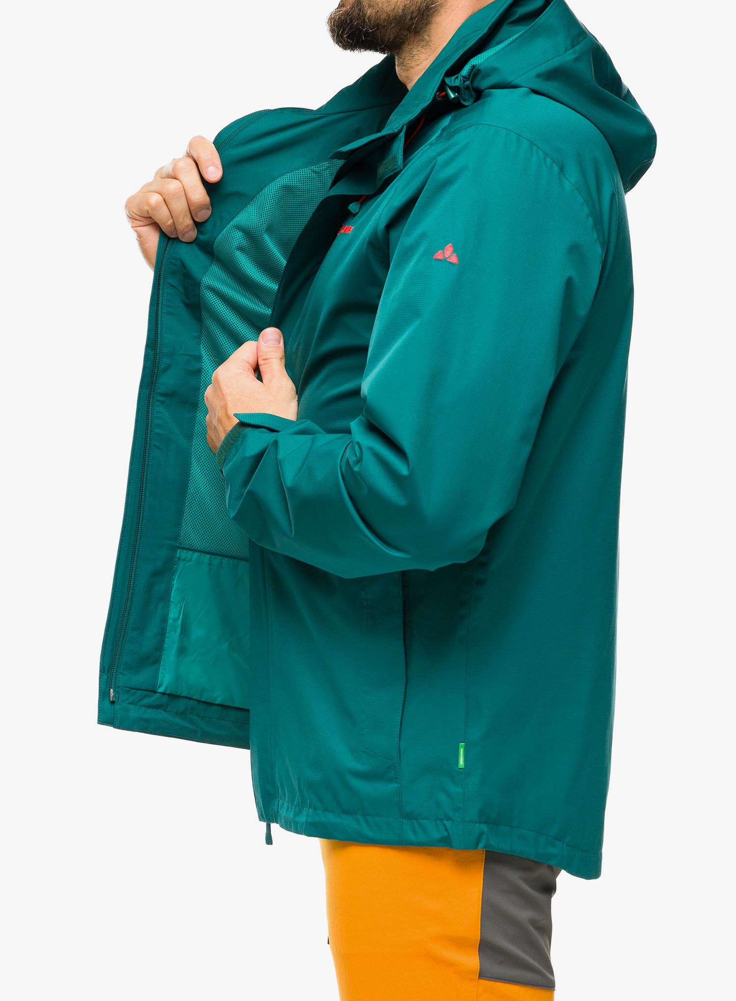 Bunda do dažďa Vaude Escape Light Jacket - mallard green
