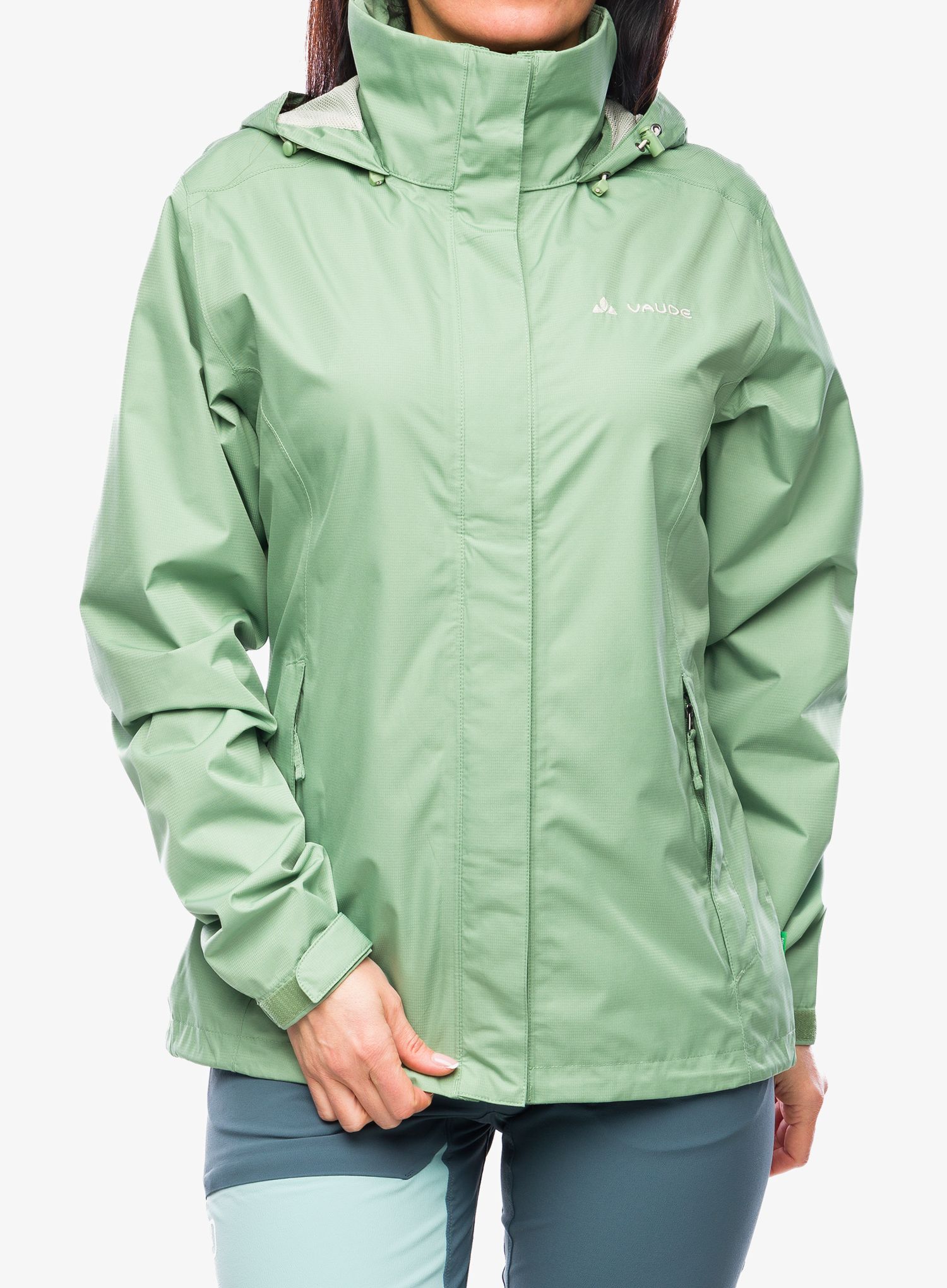 Nepremokavá bunda dámska Vaude Escape Light Jacket - willow green