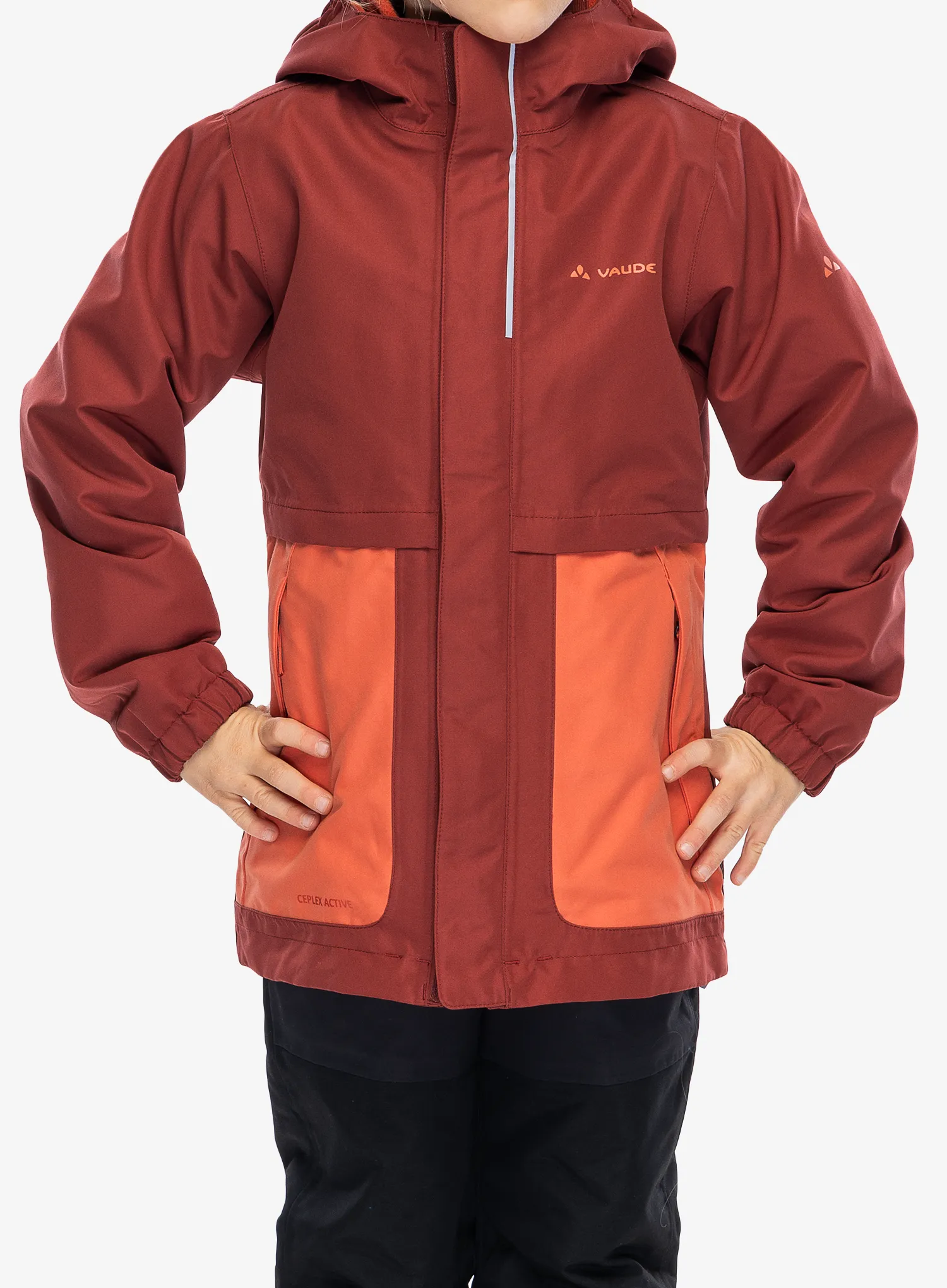 Dievčenská bunda Vaude Kids Campfire 3in1 Jacket - redeva