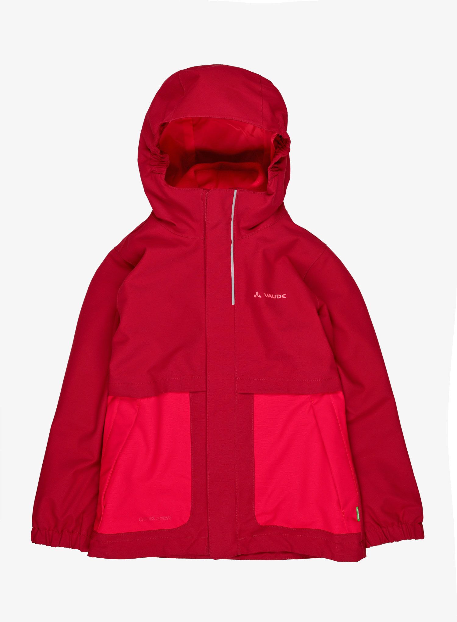 Dievčenská bunda Vaude Kids Campfire 3in1 Jacket - salsa