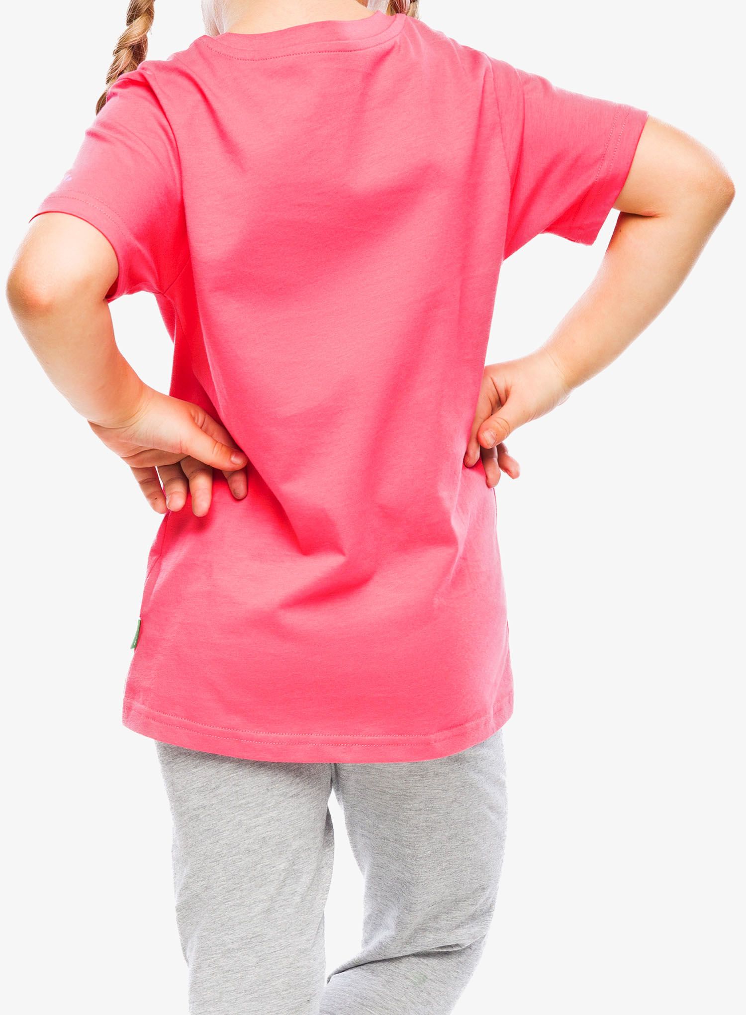 Dievčenské tričko Vaude Kids Lezza T-Shirt - pink/lilac