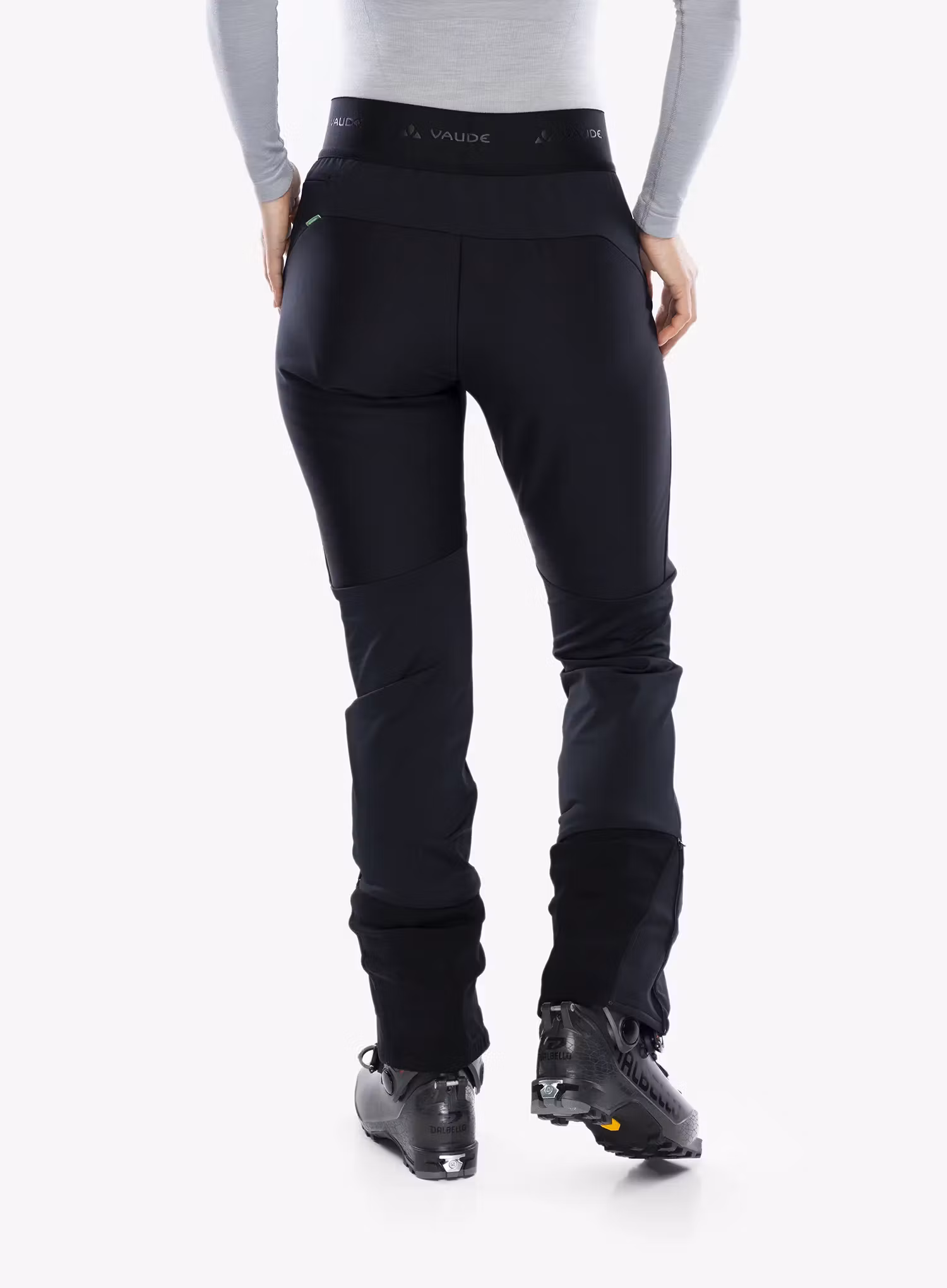 Dámske softshellové nohavice Vaude Larice Core Pants - black