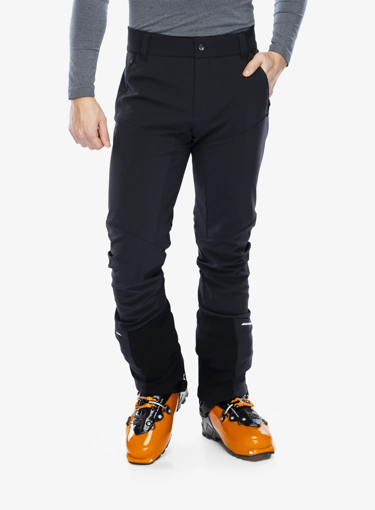 Softshellové nohavice Vaude Larice Pants IV - black uni