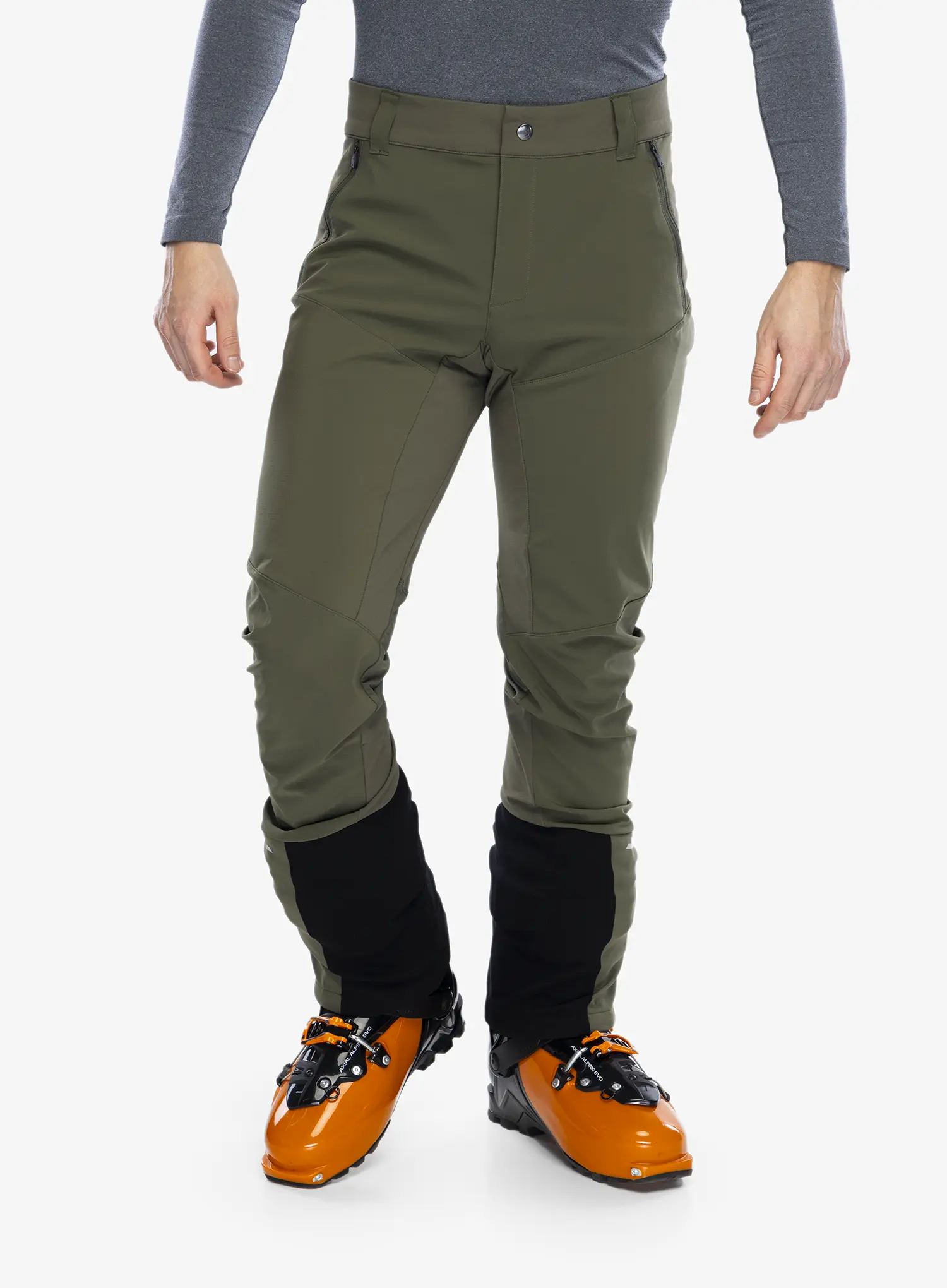 Softshellové nohavice Vaude Larice Pants IV - khaki