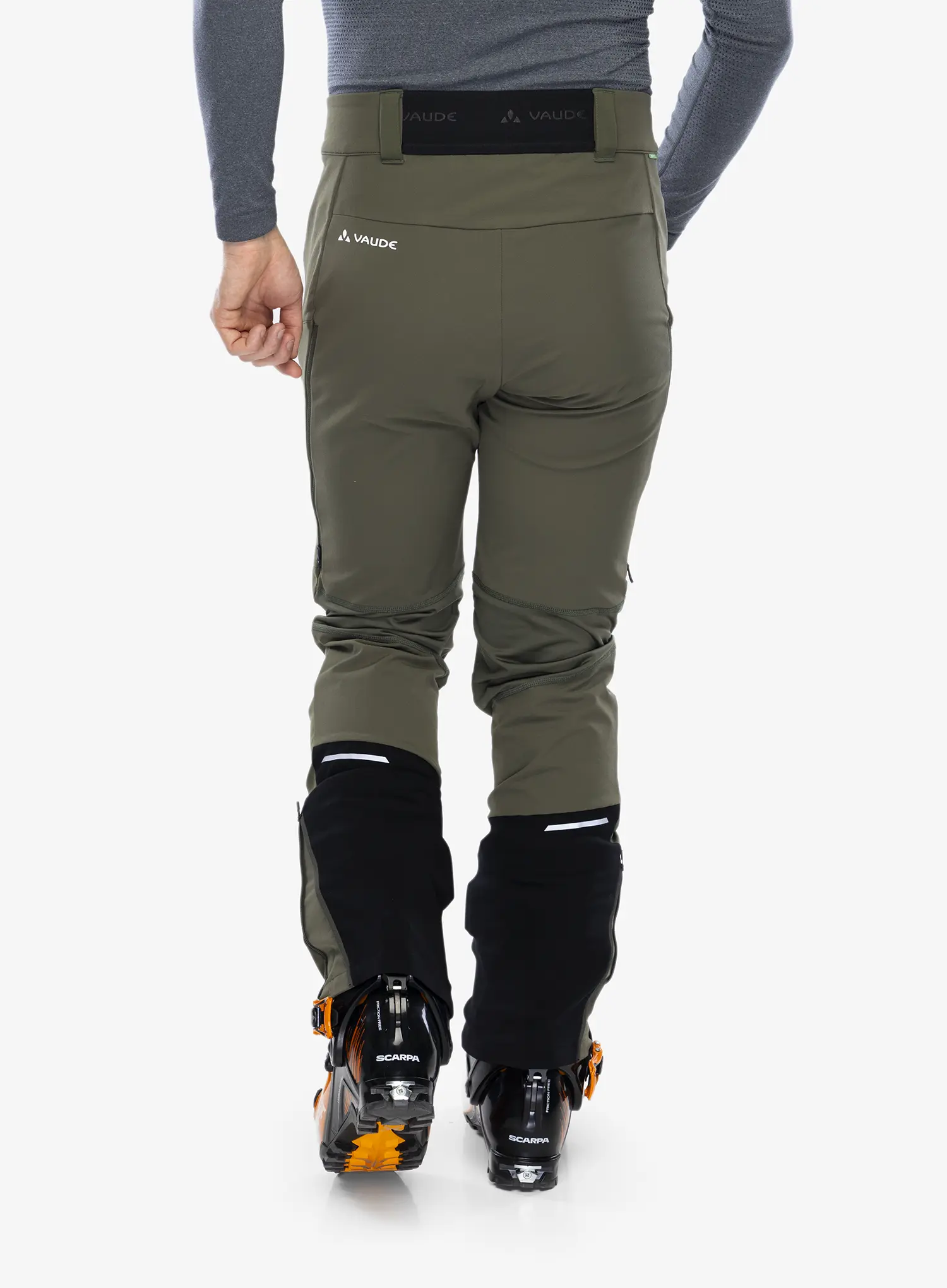 Softshellové nohavice Vaude Larice Pants IV - khaki