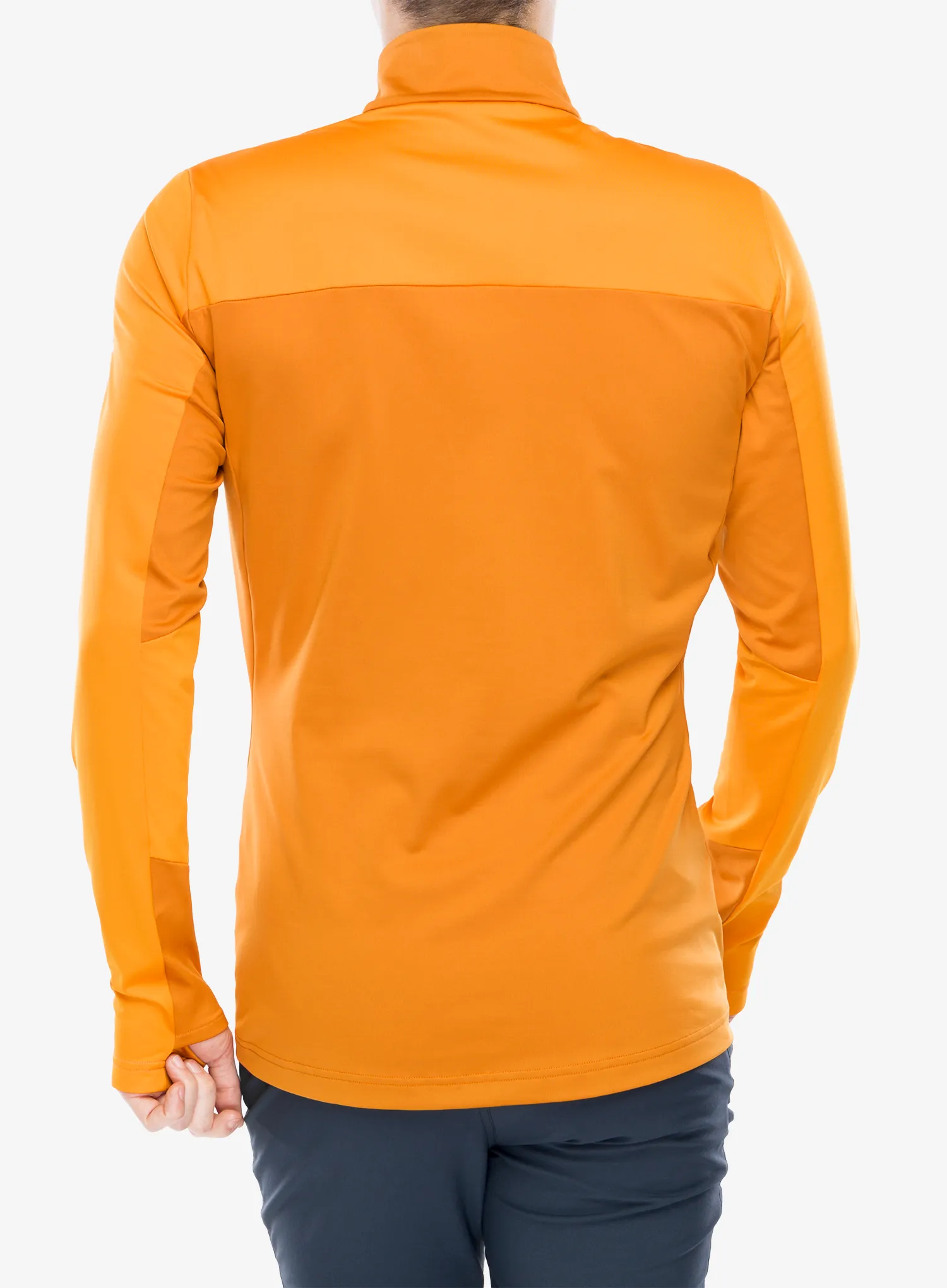 Flísová mikina Vaude Livigno Halfzip II - kumquat