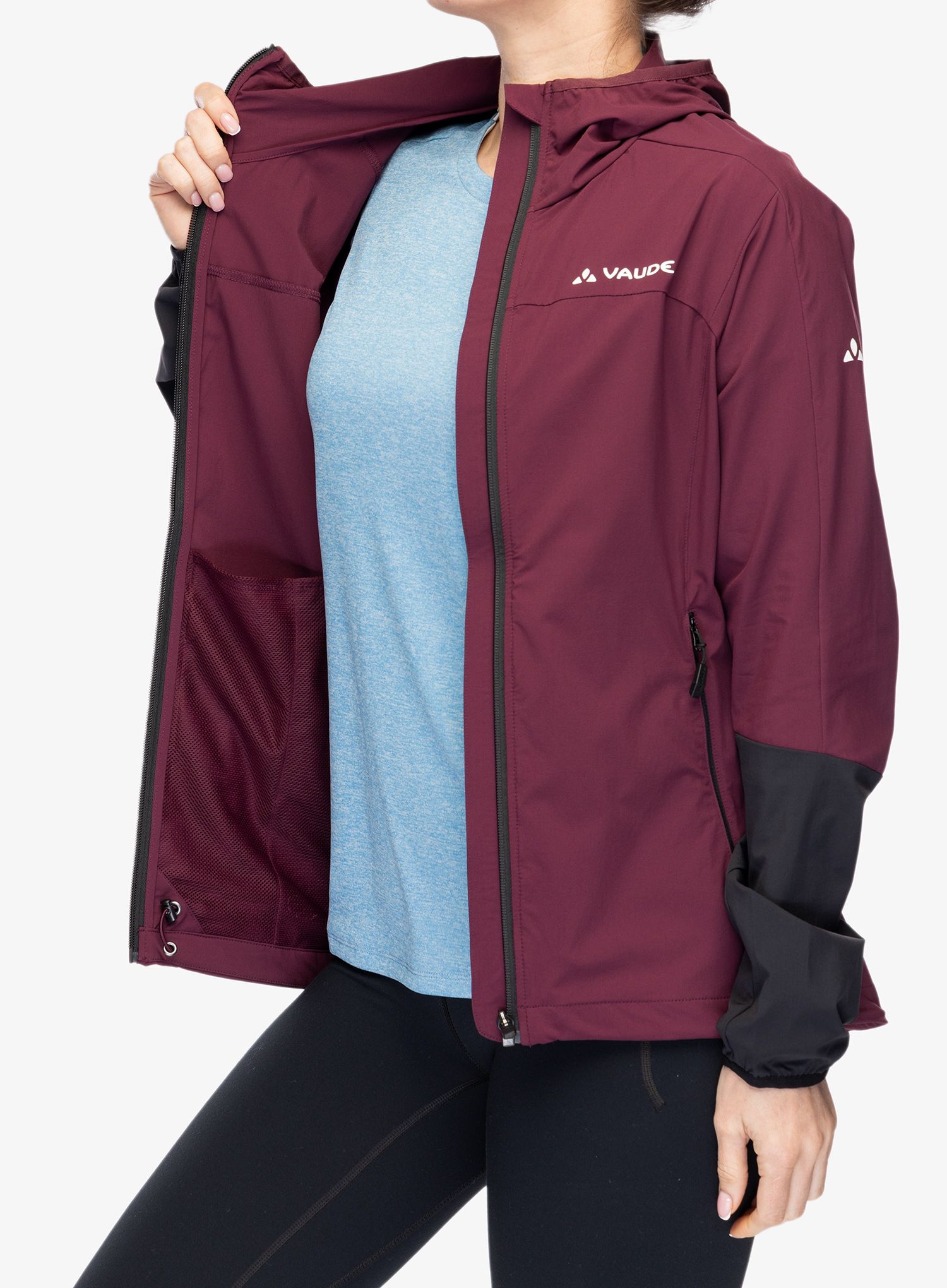 Softshellová bunda dámska Vaude Moab Jacket IV - cassis uni