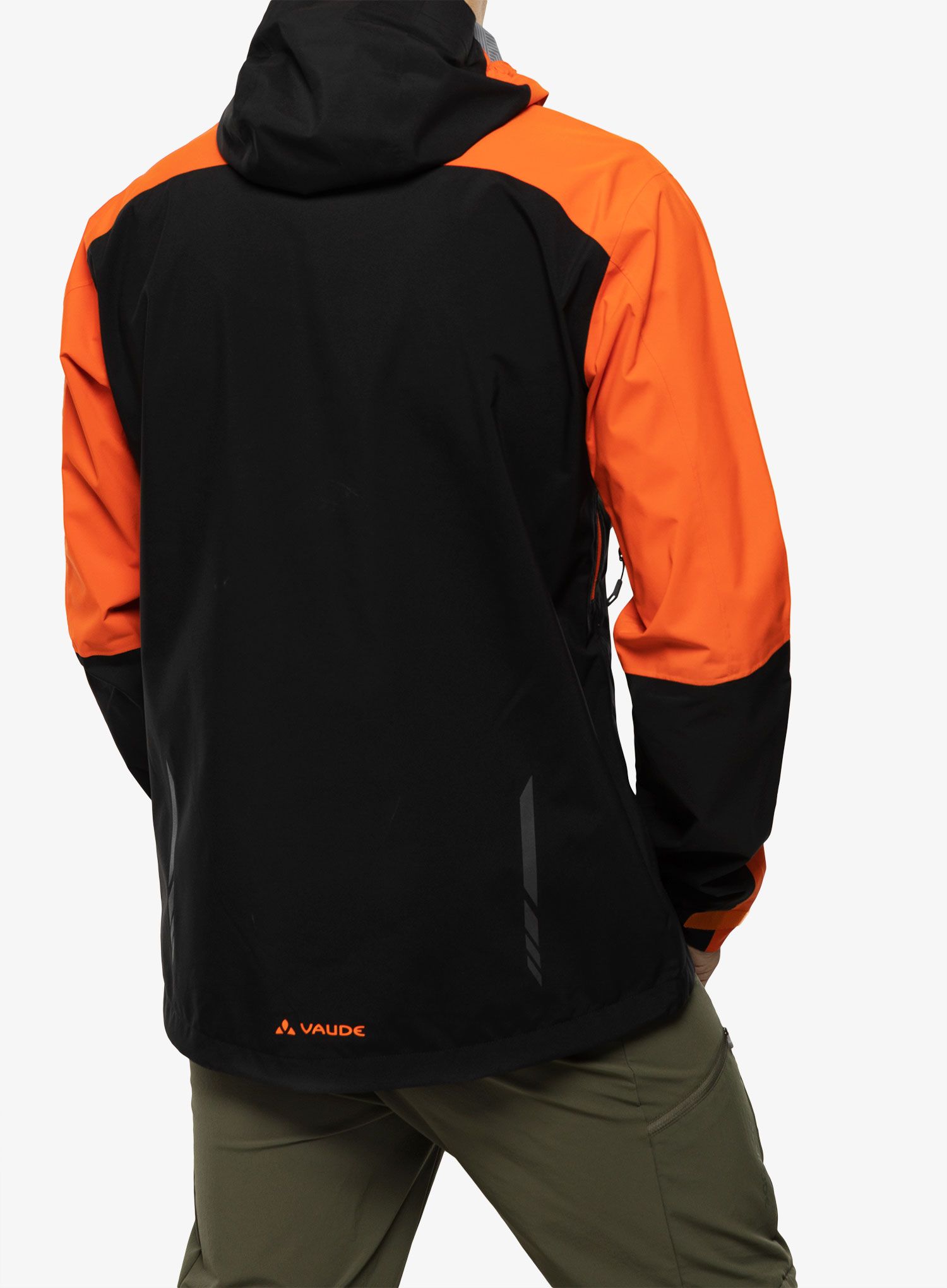Bunda do dažďa Vaude Moab Rain Jacket - glowing red