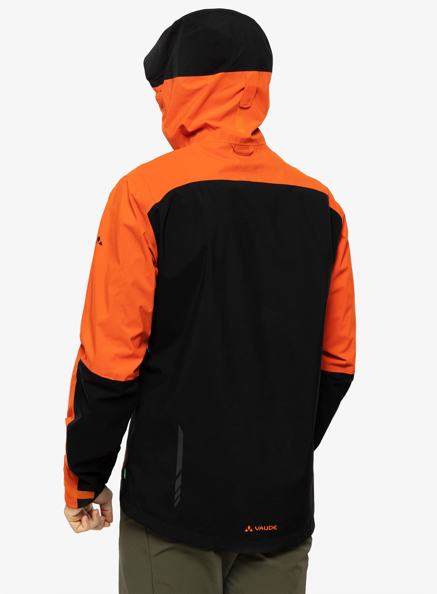 Bunda do dažďa Vaude Moab Rain Jacket - glowing red