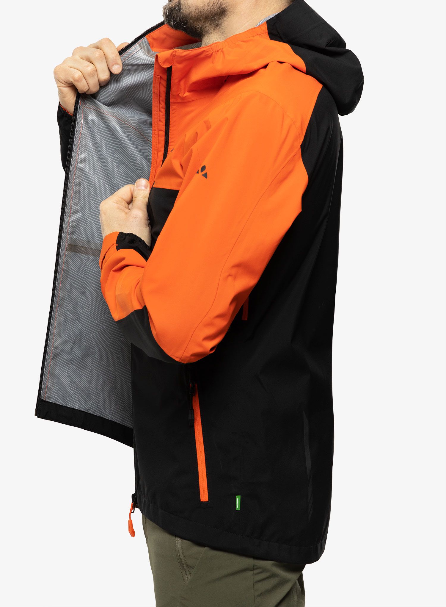 Bunda do dažďa Vaude Moab Rain Jacket - glowing red