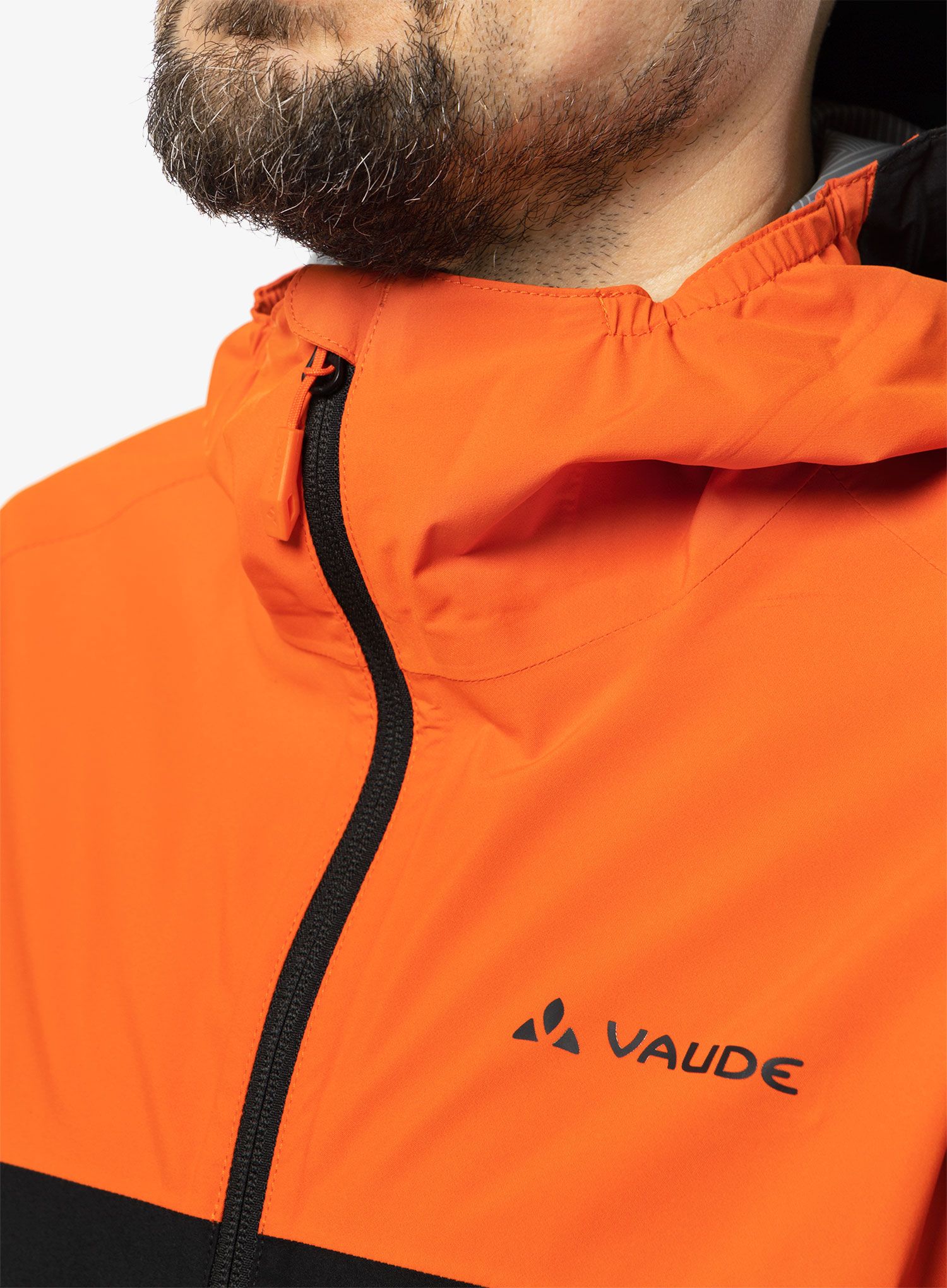 Bunda do dažďa Vaude Moab Rain Jacket - glowing red