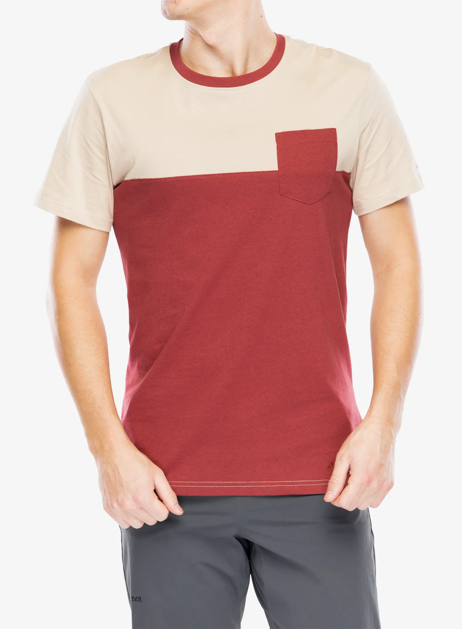 Bavlnené tričko Vaude Nevis Shirt III - redeva