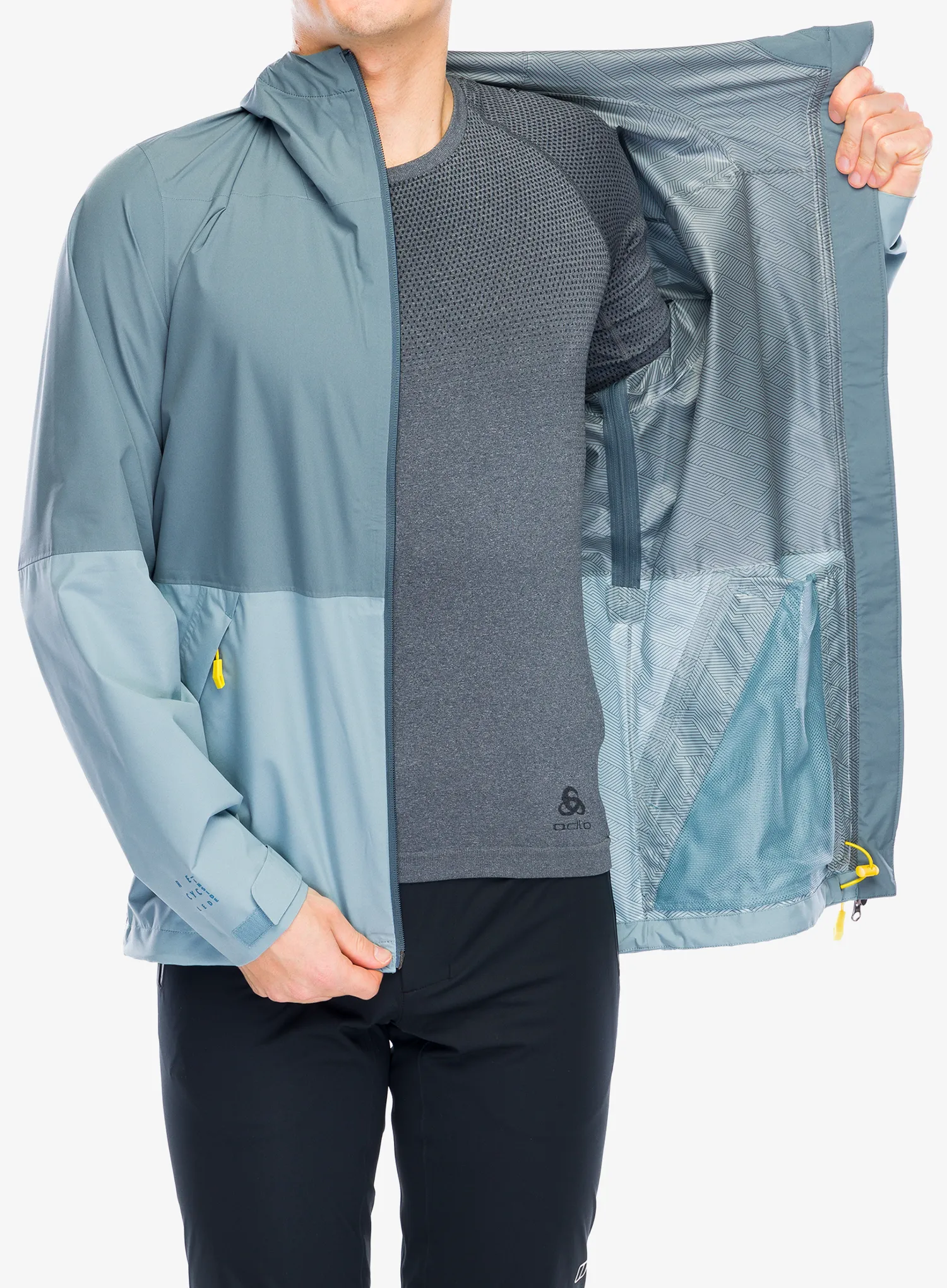 Bunda do dažďa Vaude Neyland 2.5L Jacket - heron