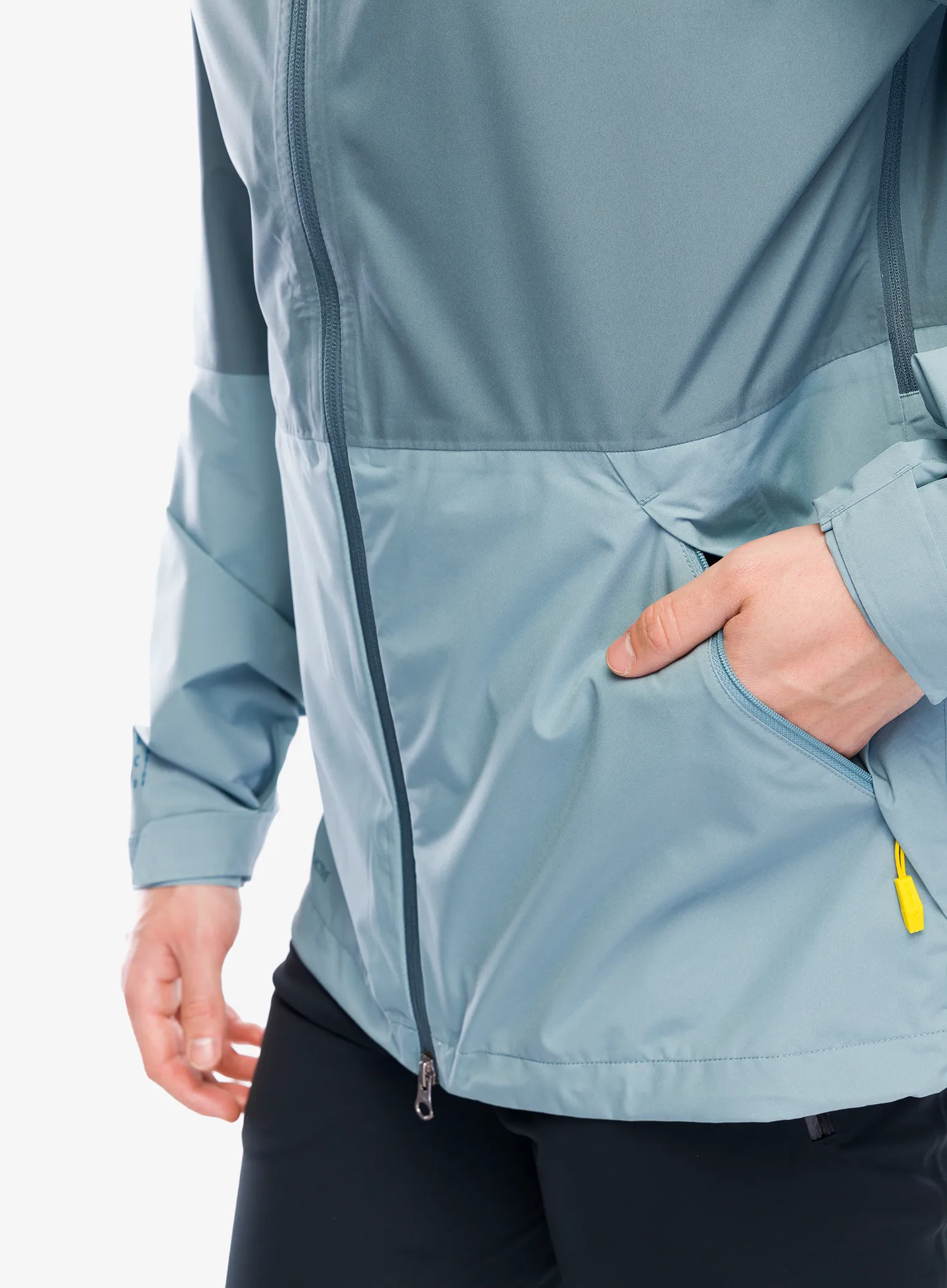 Bunda do dažďa Vaude Neyland 2.5L Jacket - heron