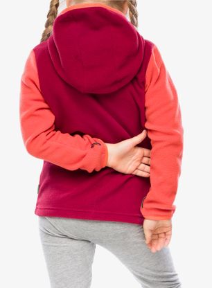 Mikina detská Vaude Pulex Hooded Jacket II - hot chili