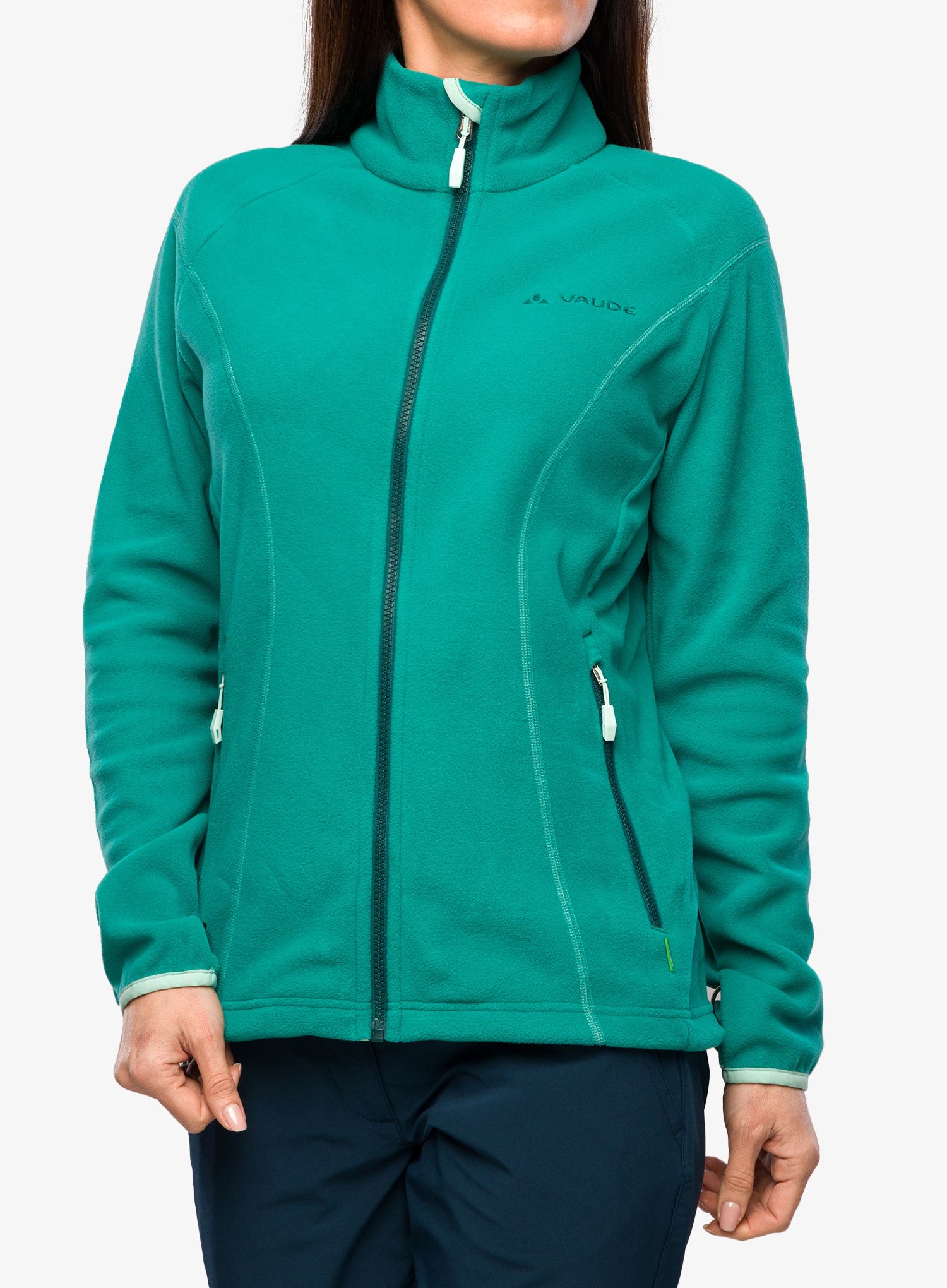 Flísová mikina dámska Vaude Rosemoor Fleece Jacket II - wave
