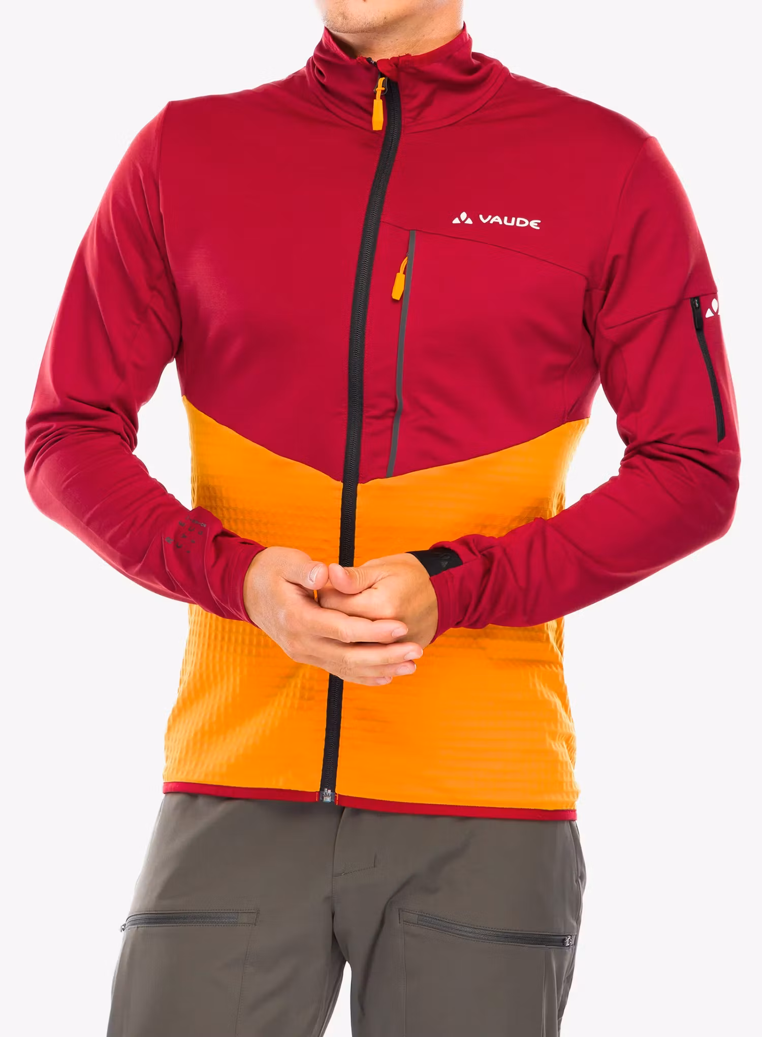 Flísová mikina Vaude Scopi Fleece Jacket - carmine