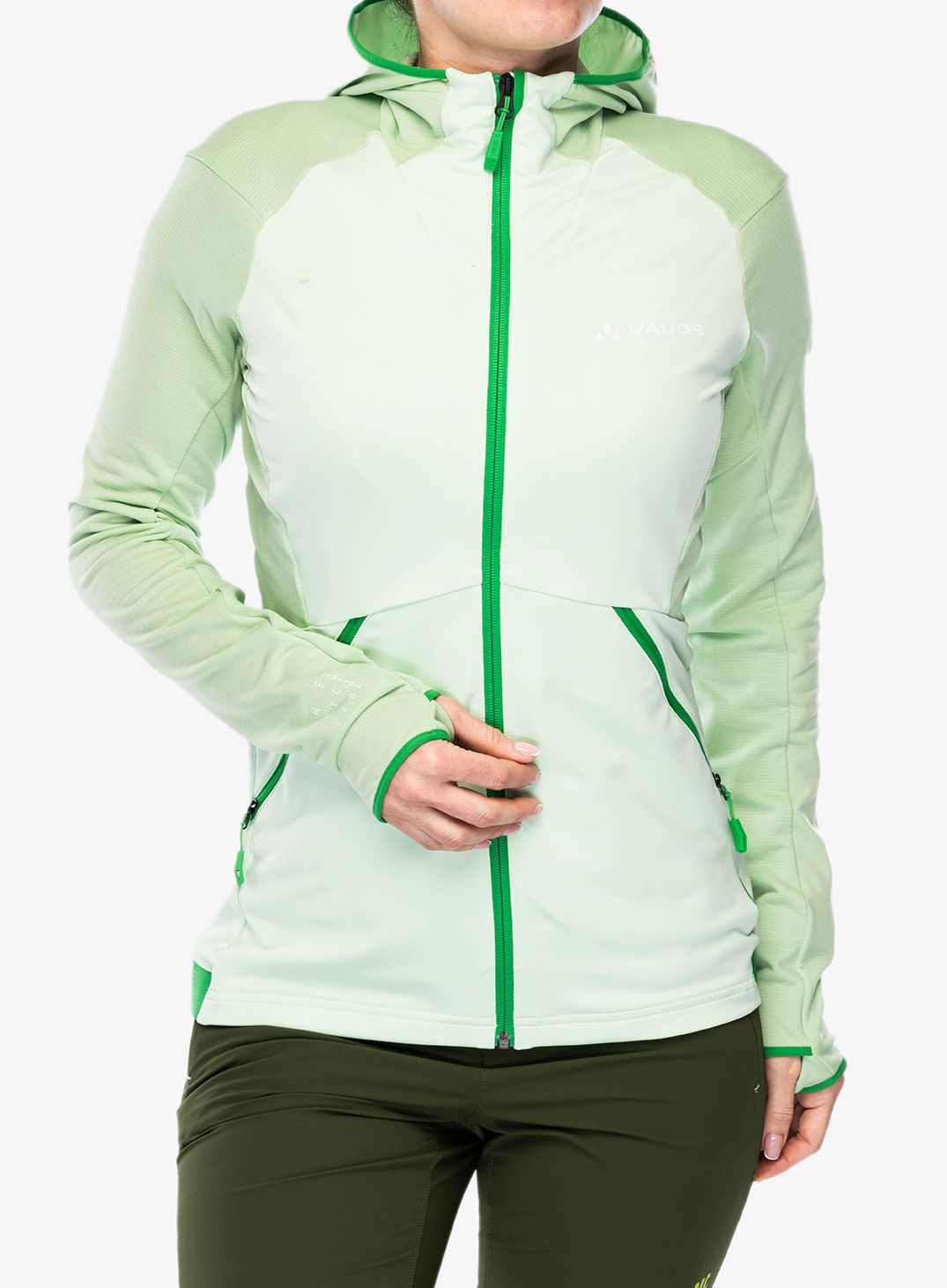 Flísová mikina dámska Vaude Scopi Fleece Jacket - jade
