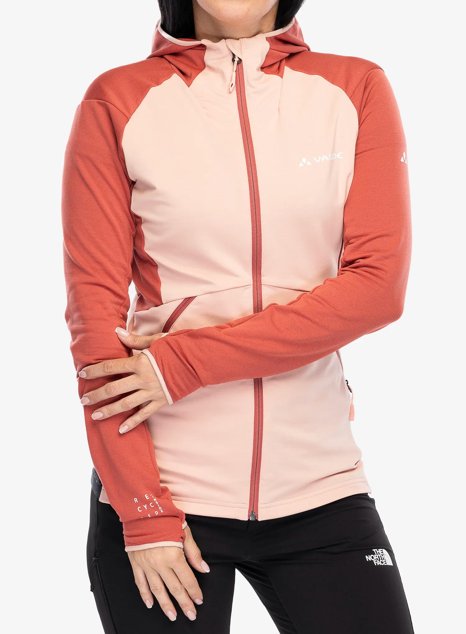 Flísová mikina dámska Vaude Scopi Fleece Jacket - soft rose