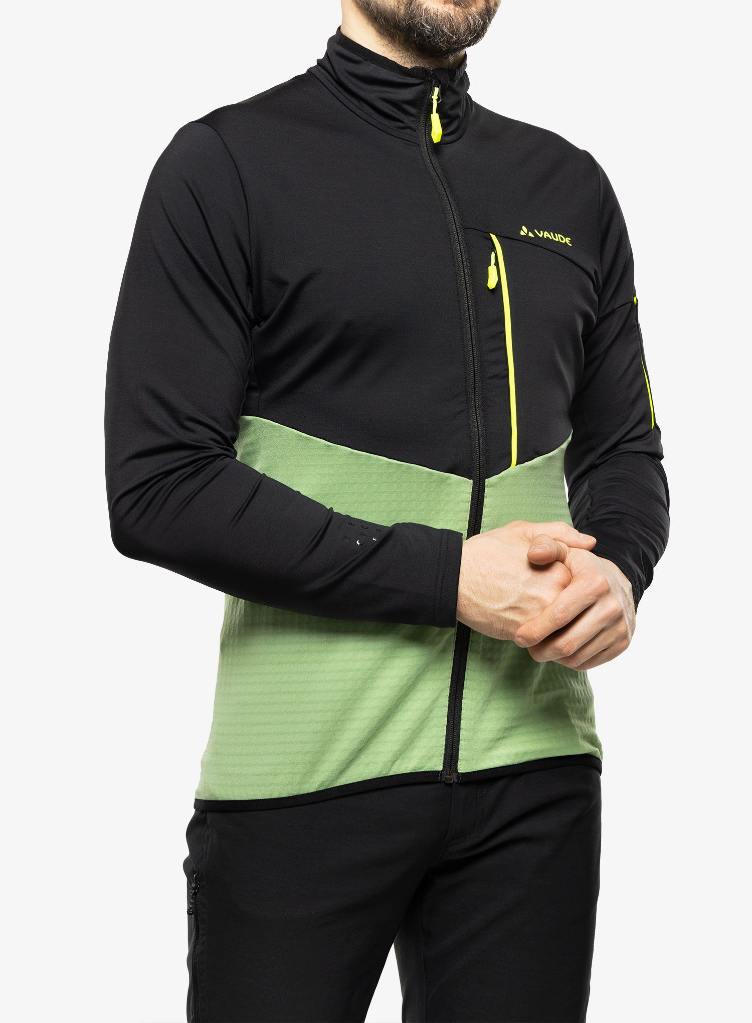 Flísová mikina Vaude Scopi Fleece Jacket - willow green