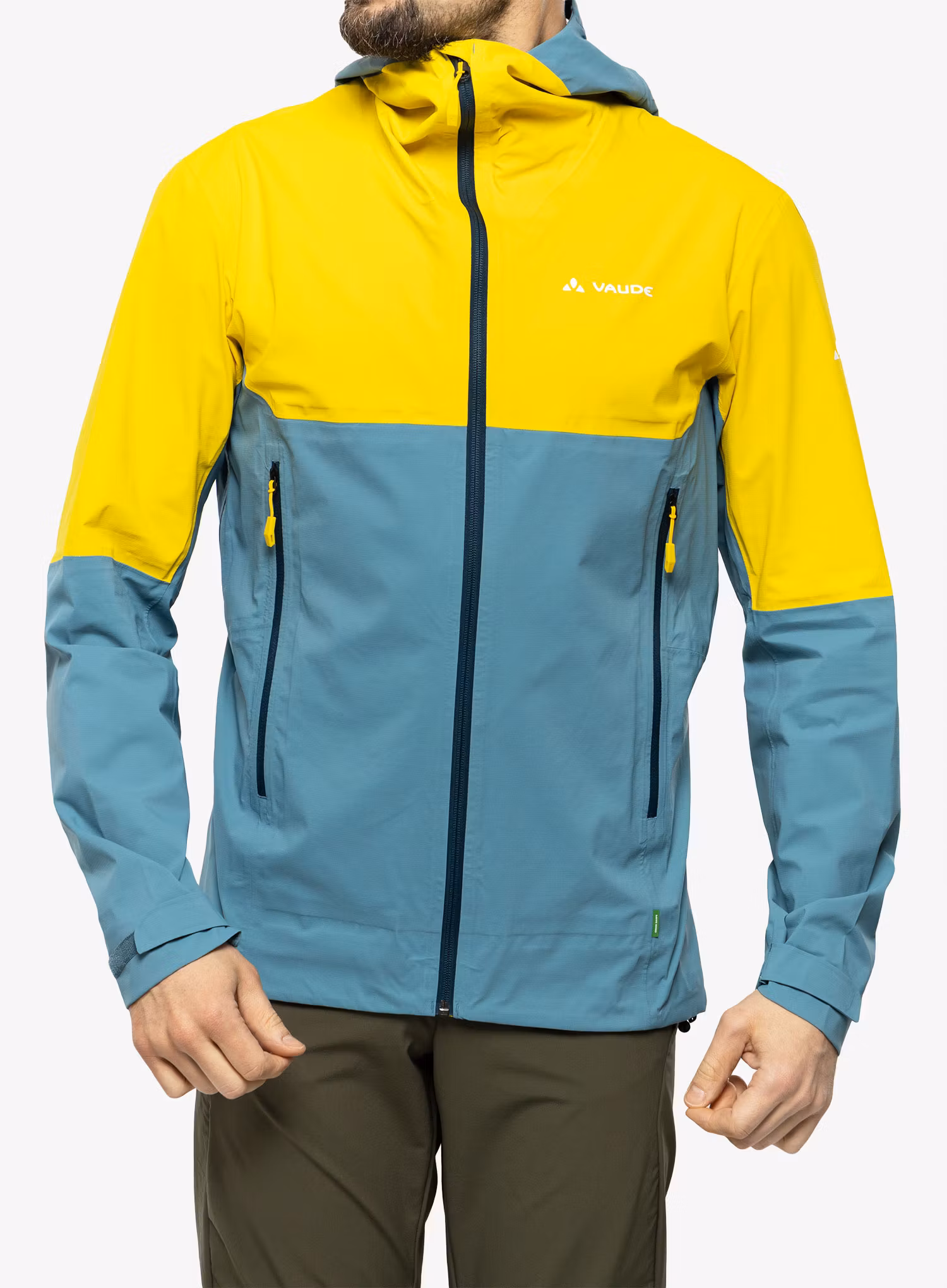 Bunda do dažďa Vaude Simony 2,5L Jacket IV - blue gray