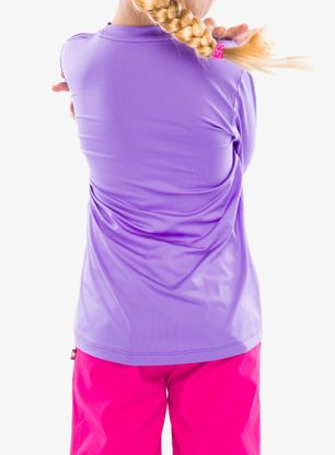 Mikina detská Vaude Solaro LS T-Shirt II - pastel lilac