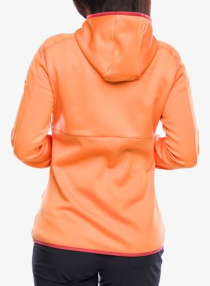 Flísová mikina dámska Vaude Valsorda Fleece Hoody - sweet orange