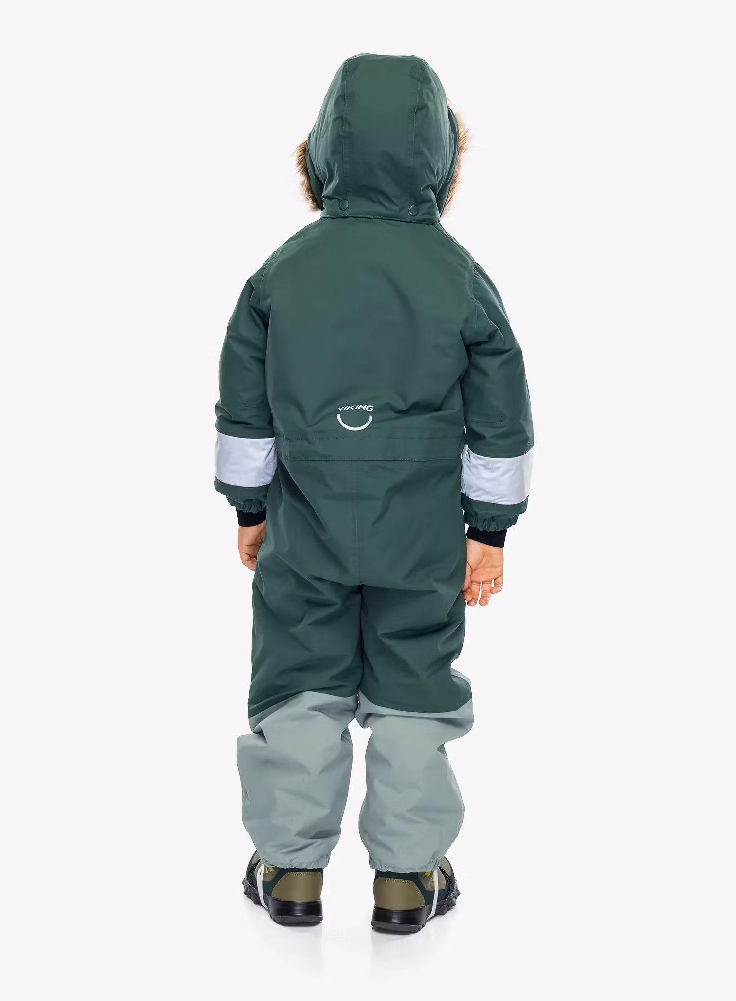 Detská kombinéza Viking Alv Winter Playsuit - green