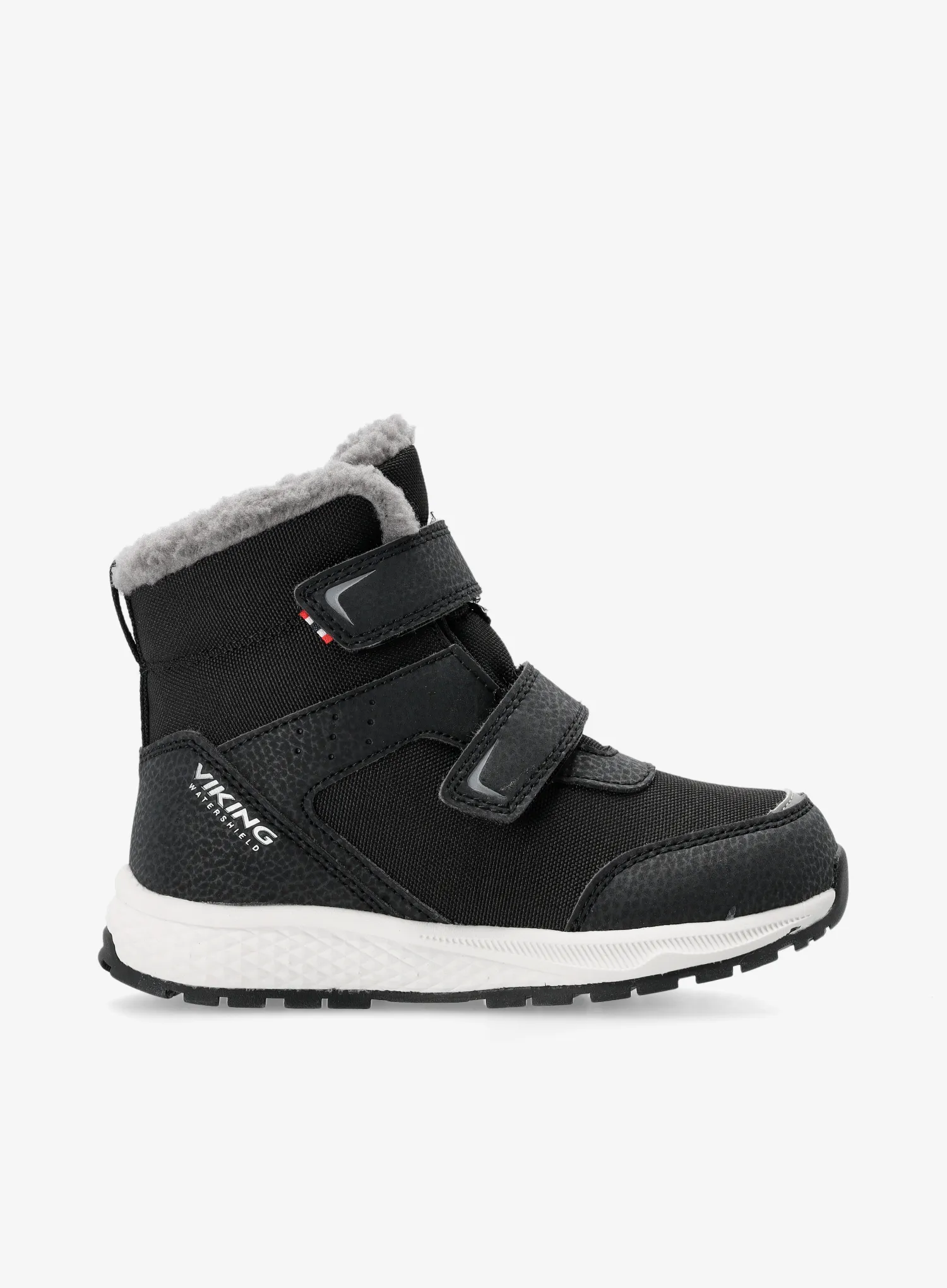 Detské topánky Viking Equip Warm WP 2V - black/grey