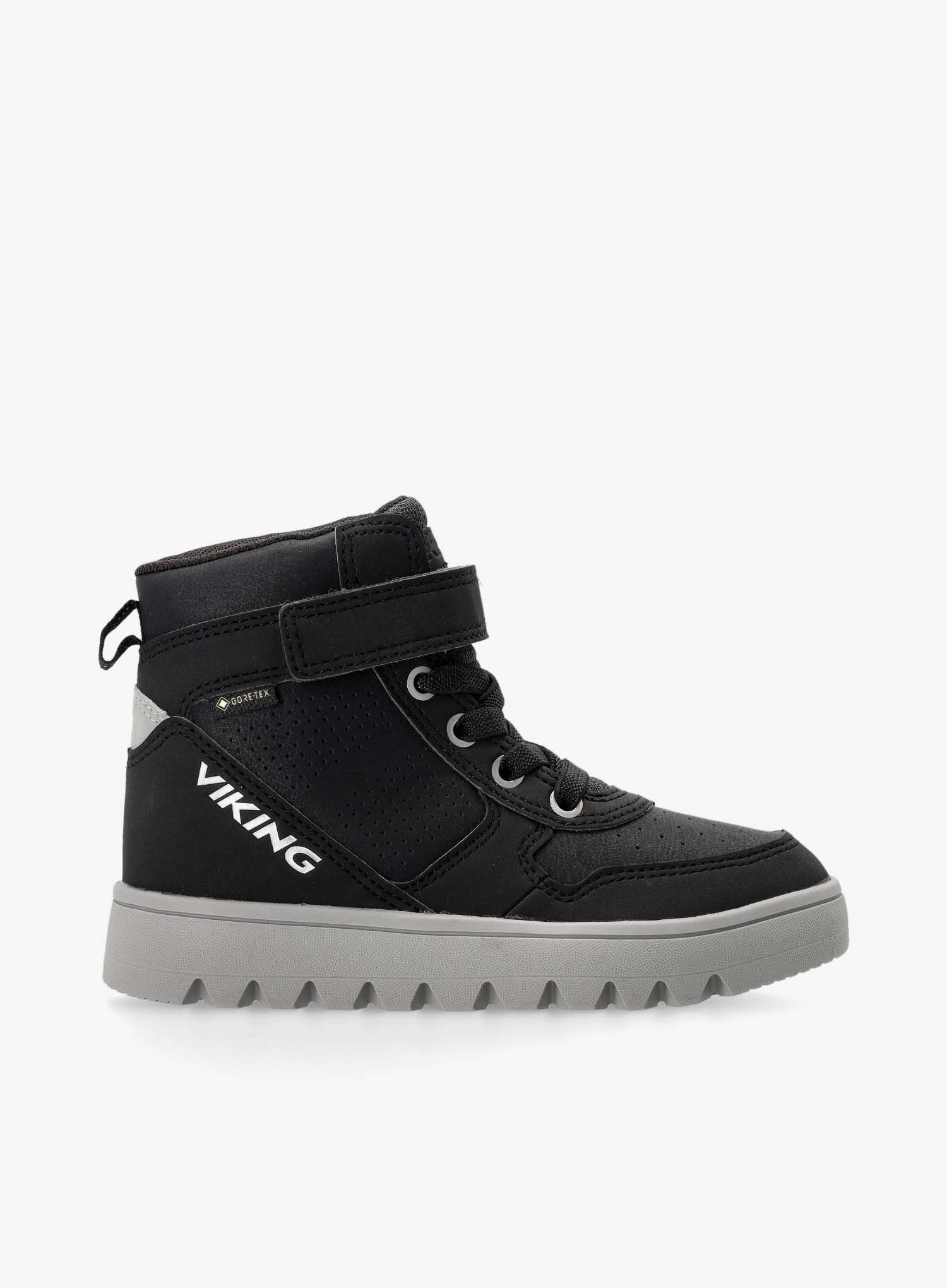 Detské topánky Viking Fleek Mid GTX 1V - black