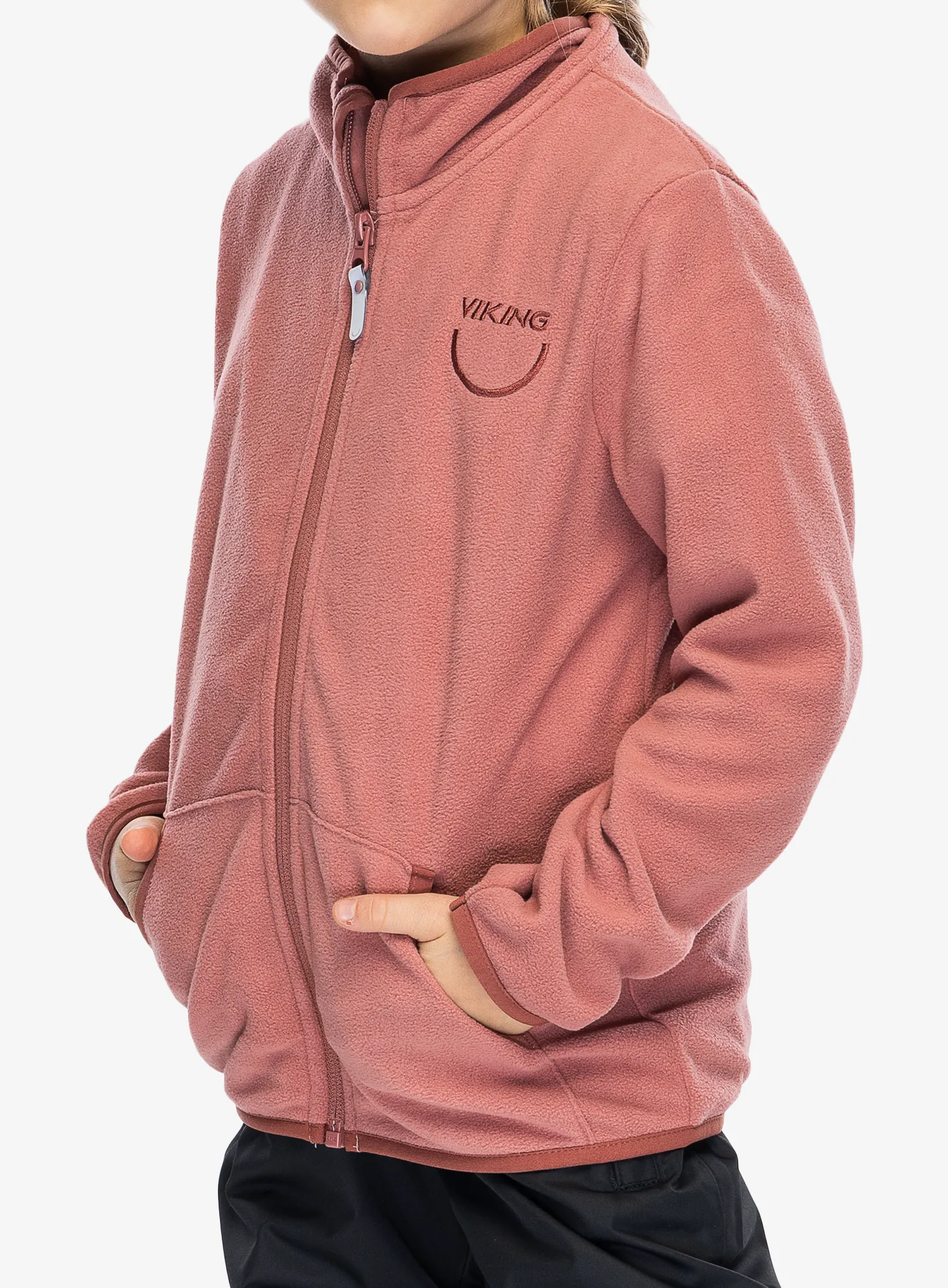 Mikina dievčenská Viking Playtime Fleece Jacket Warm - pink