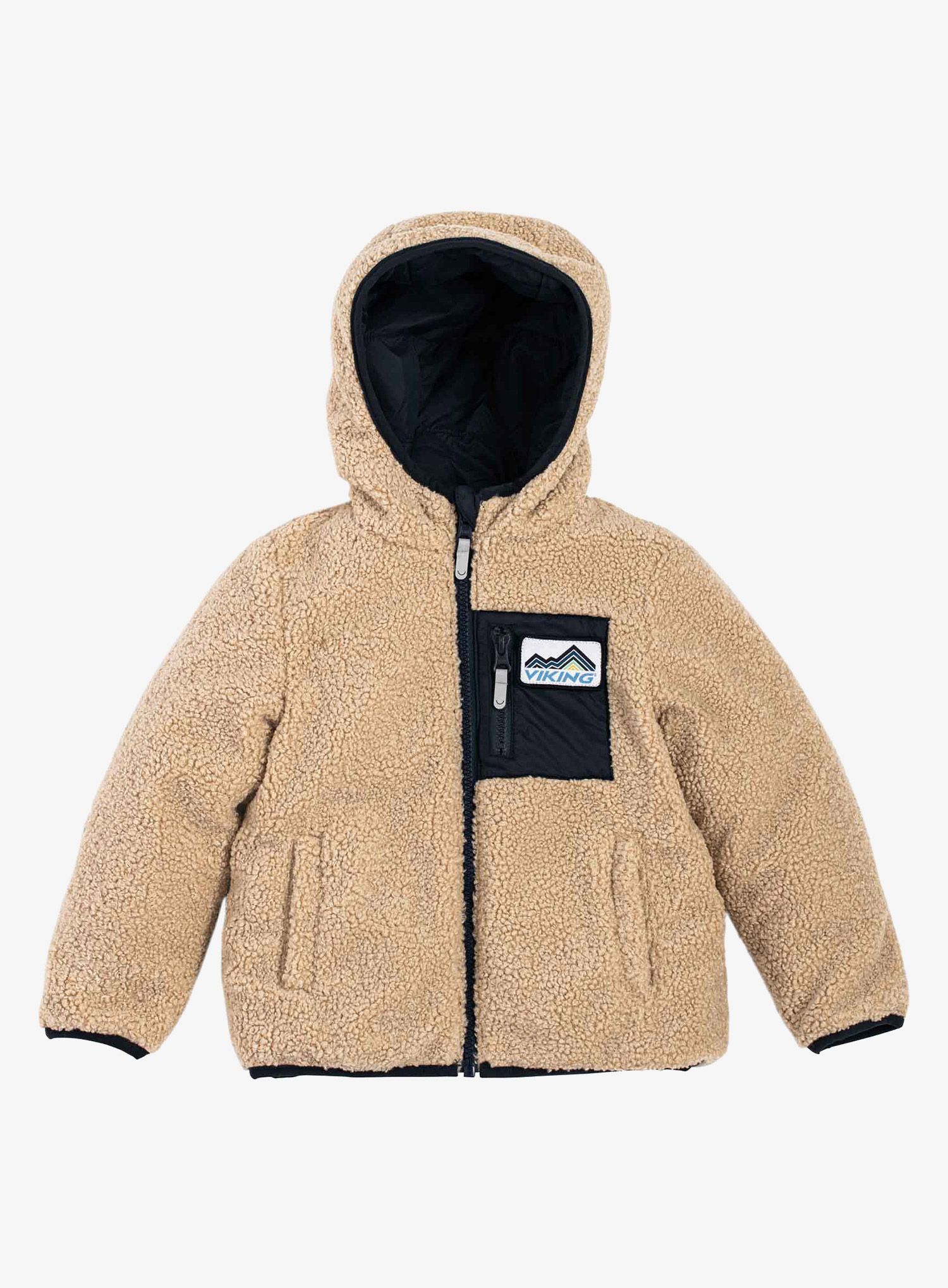 Detská bunda Viking Play Reversible Pilejacket - navy