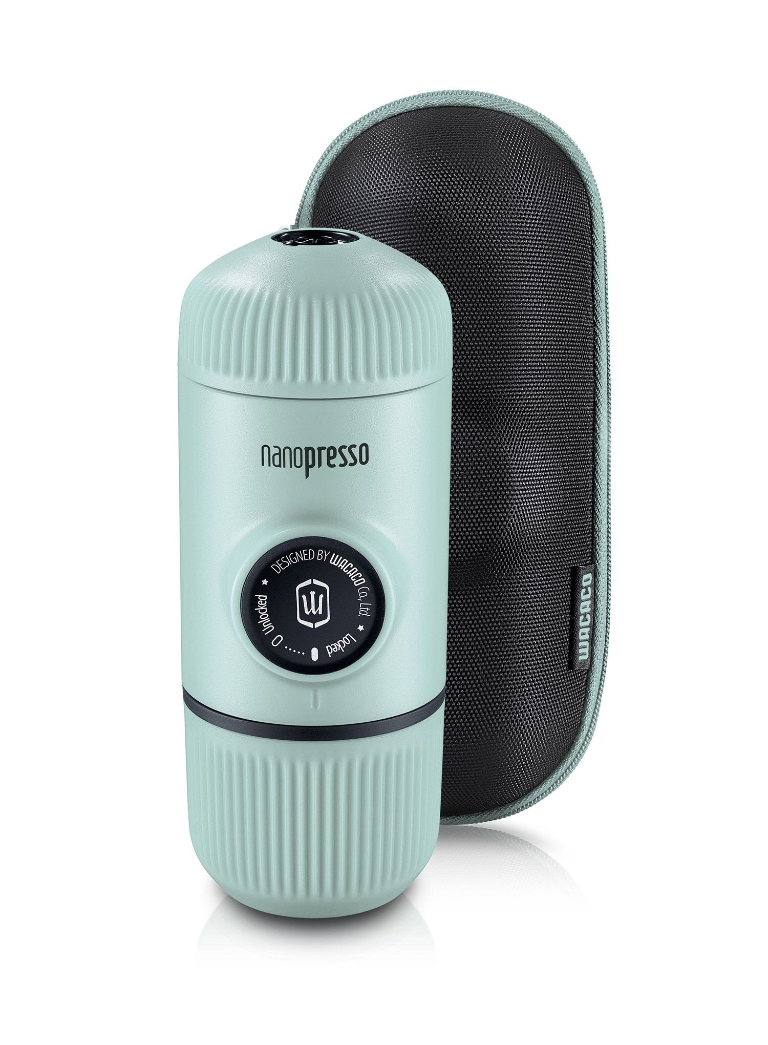 Stroj na kávu Wacaco Nanopresso Elements + etui - arctic blue