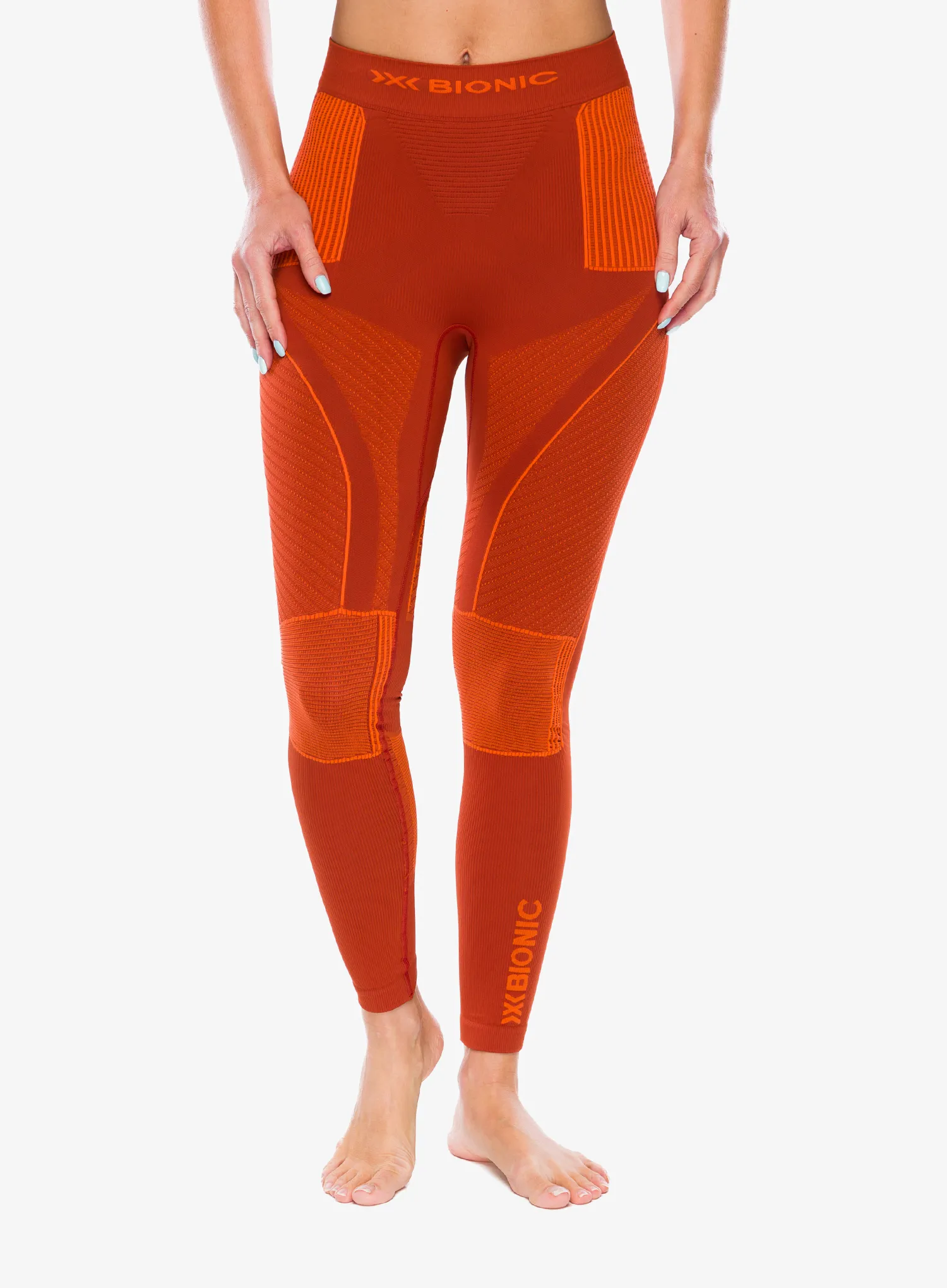 Dámske funkčné legíny X-Bionic Energy Accumulator 4.0 Pants - clay/orange