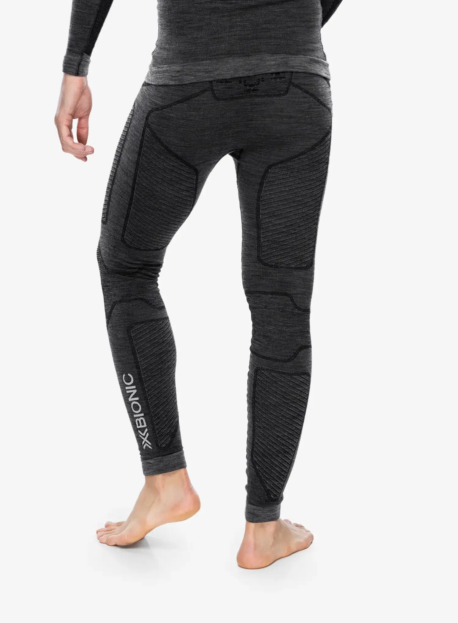 Funkčné legíny X-Bionic Symbio Merino Pants - rhino grey