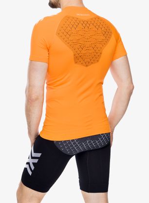Bežecké tričko X-Bionic Twyce Run Shirt S/S - blazing orange/arctic white