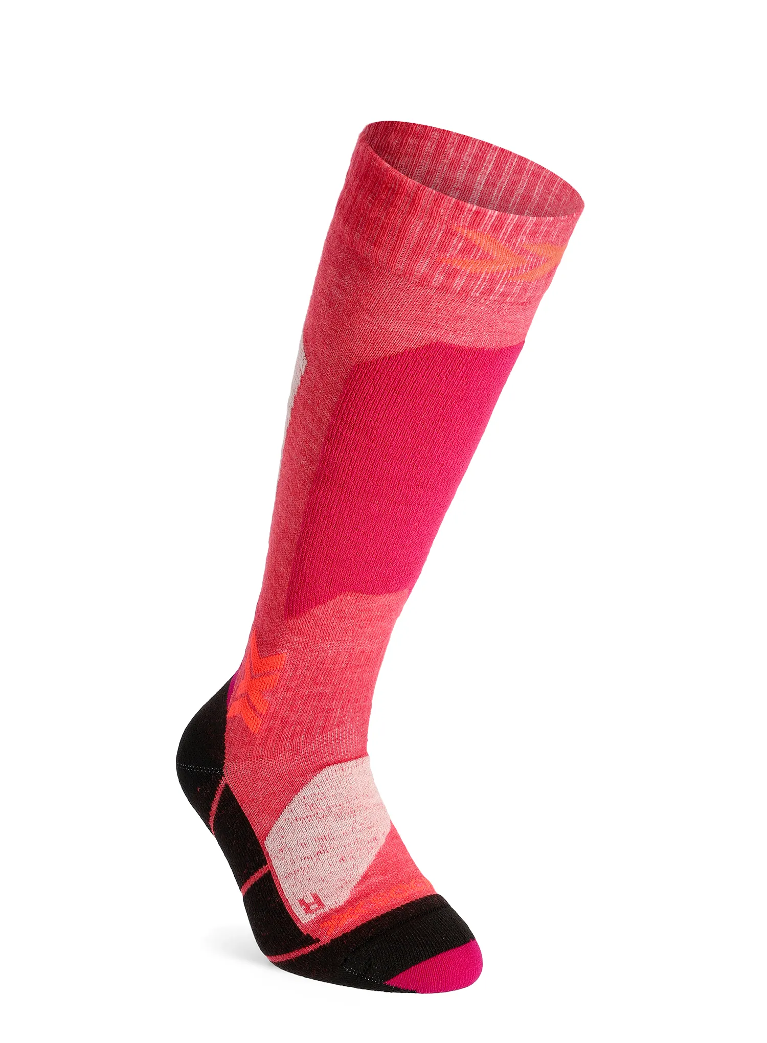 Detské ponožky X-Socks Ski Discover OTC JR - light pink/light sand